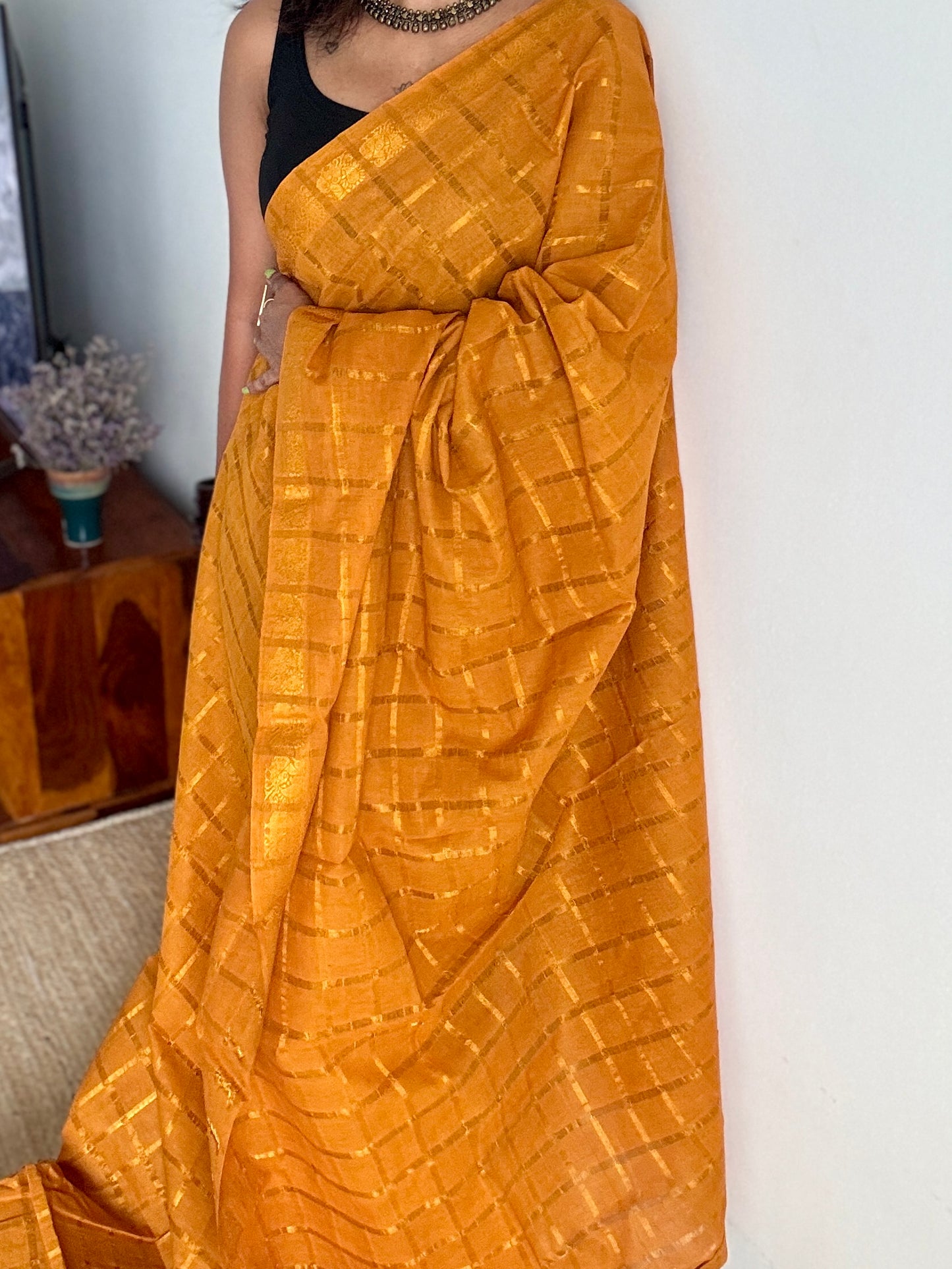 Turmeric yellow pavithra kattam sungudi