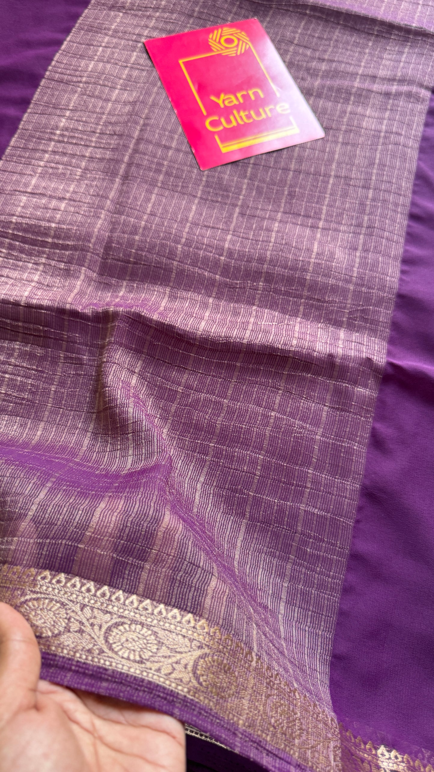 Purple Pink (vadamalli) - Chiffon