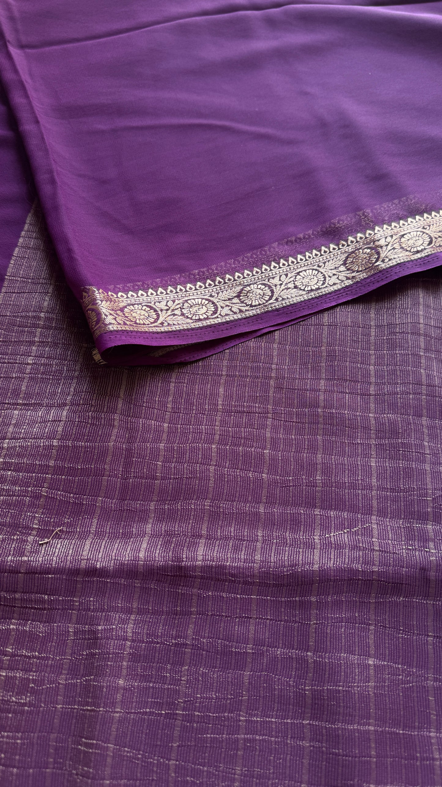 Purple Pink (vadamalli) - Chiffon