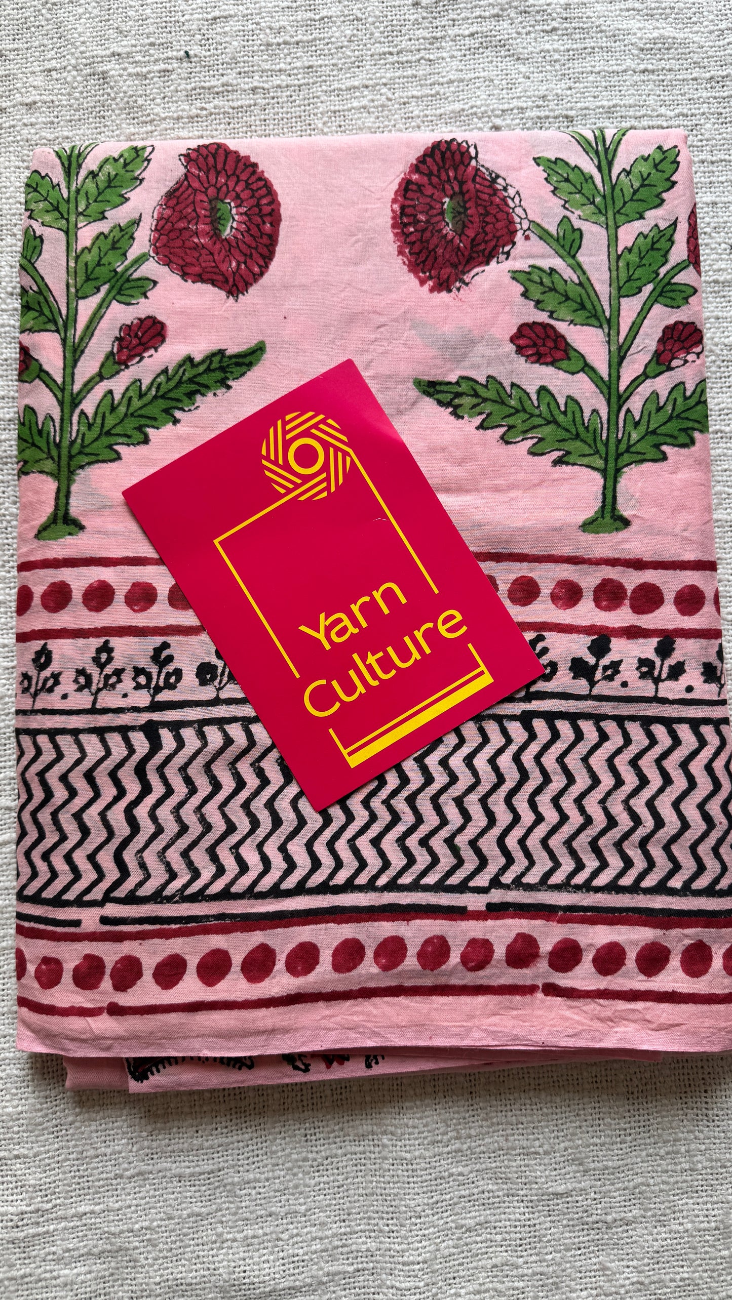 Gulbahar – a soft bloom of spring, Bagru block print, soft cotton