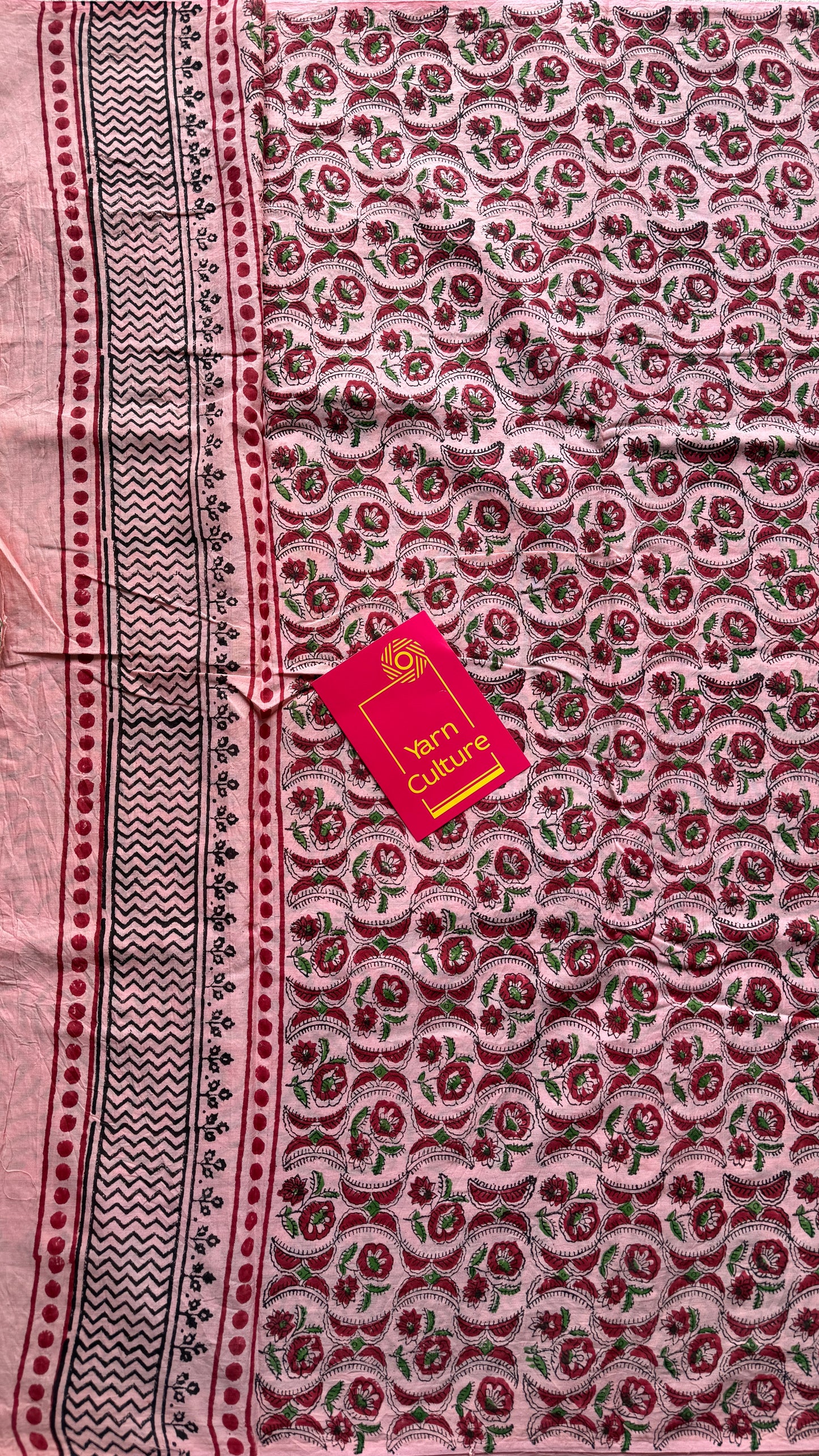 Gulbahar – a soft bloom of spring, Bagru block print, soft cotton