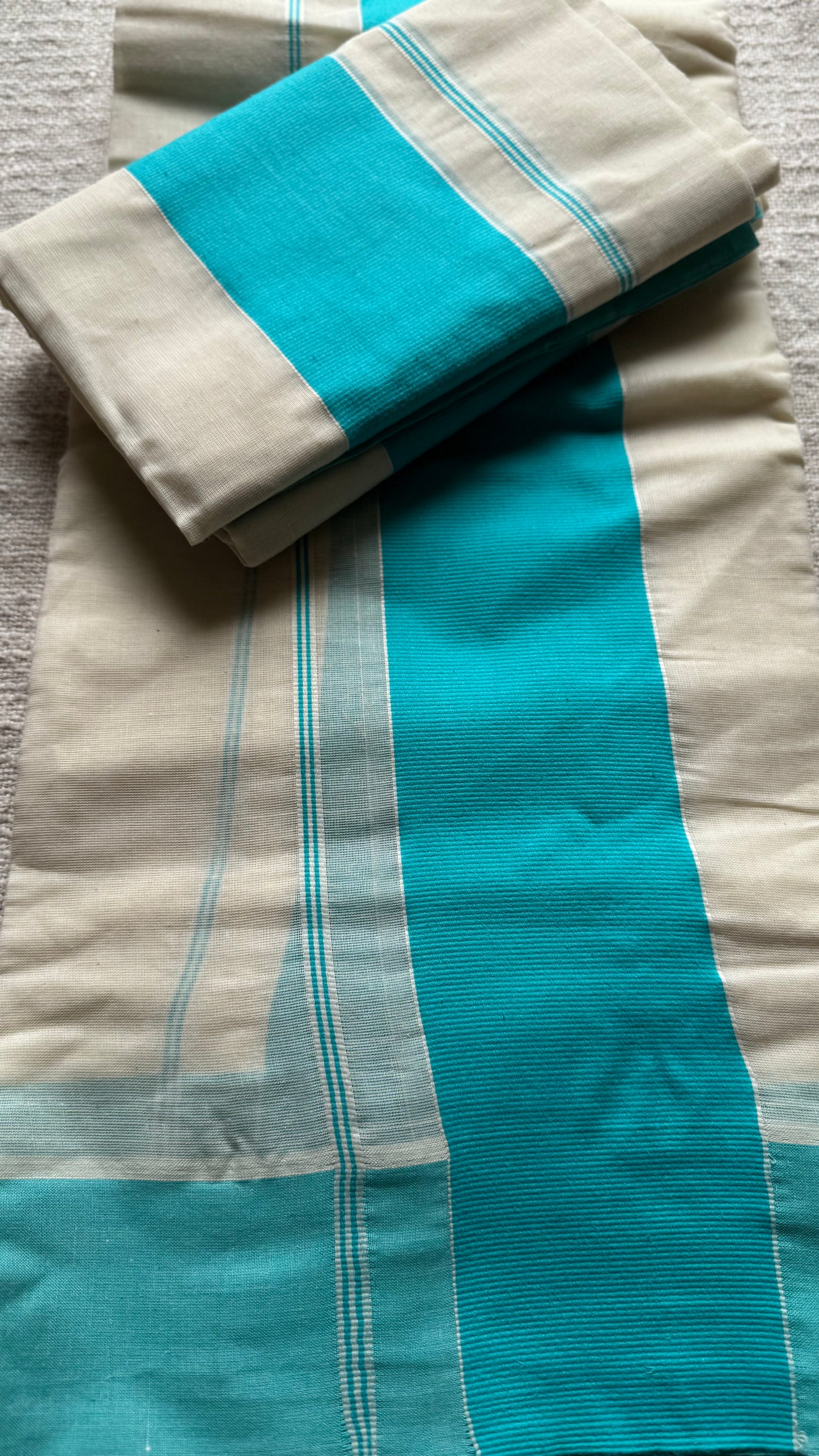 Set mund kattikkara (wider border) turquoise - YCON25KCST08