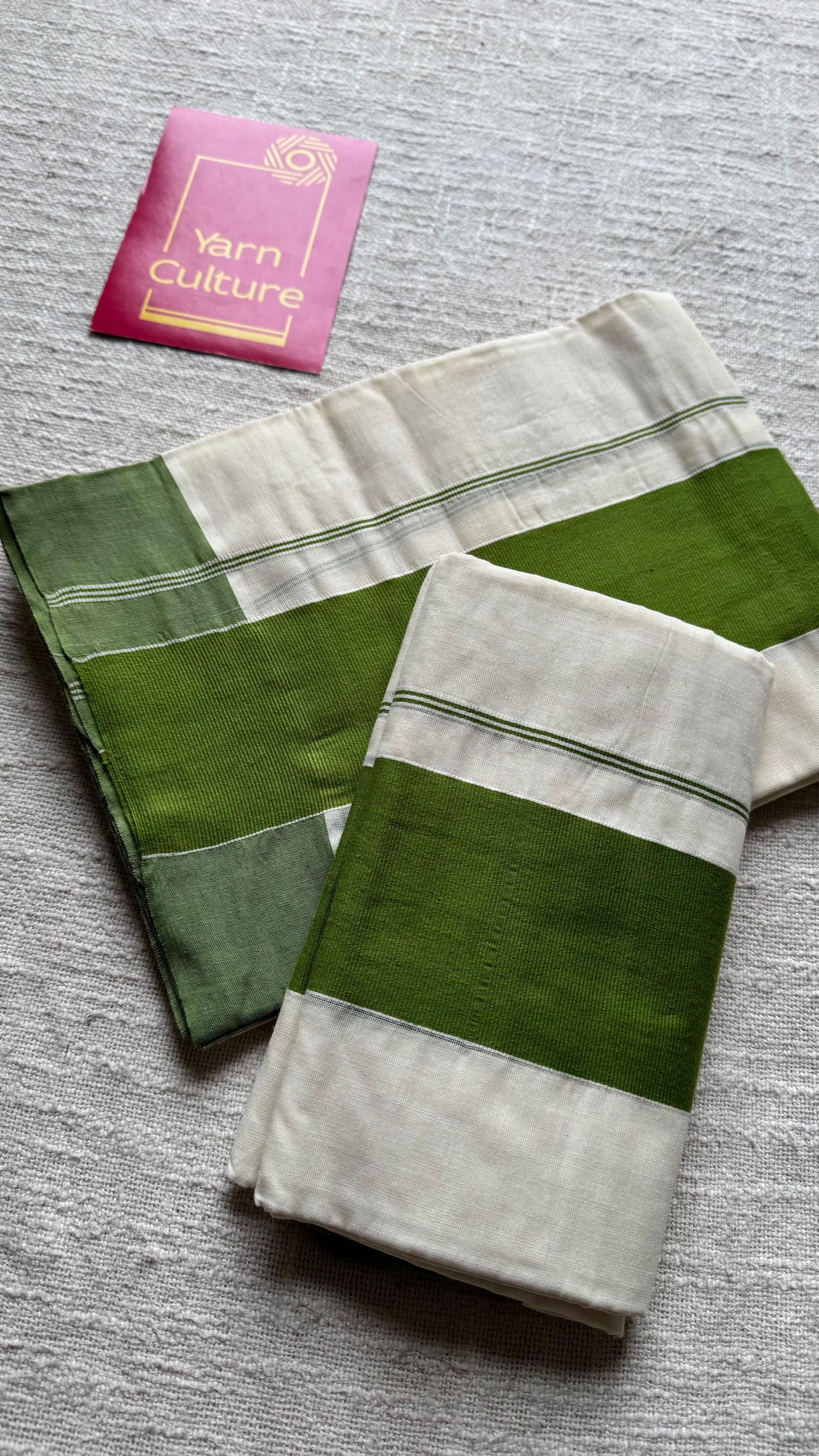 Set mund kattikkara (wider border) green - YCON25KCST09