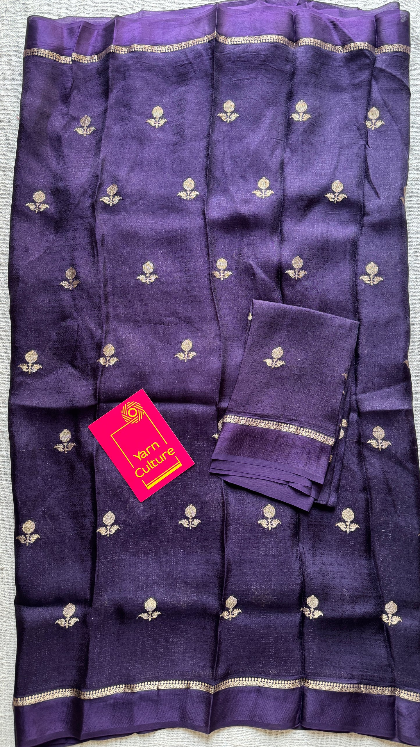 Dark Violet - Khadi silk