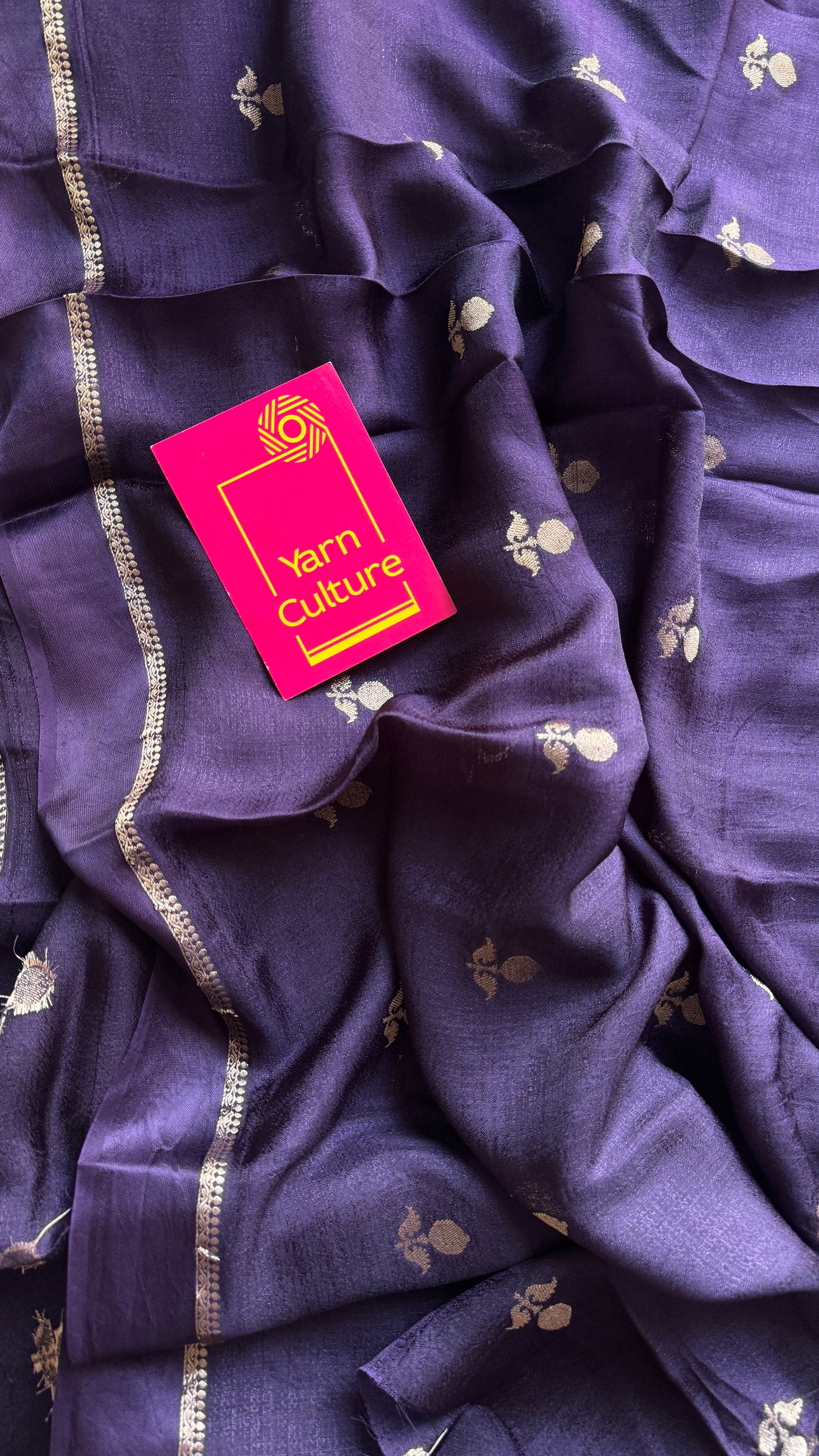 Dark Violet - Khadi silk