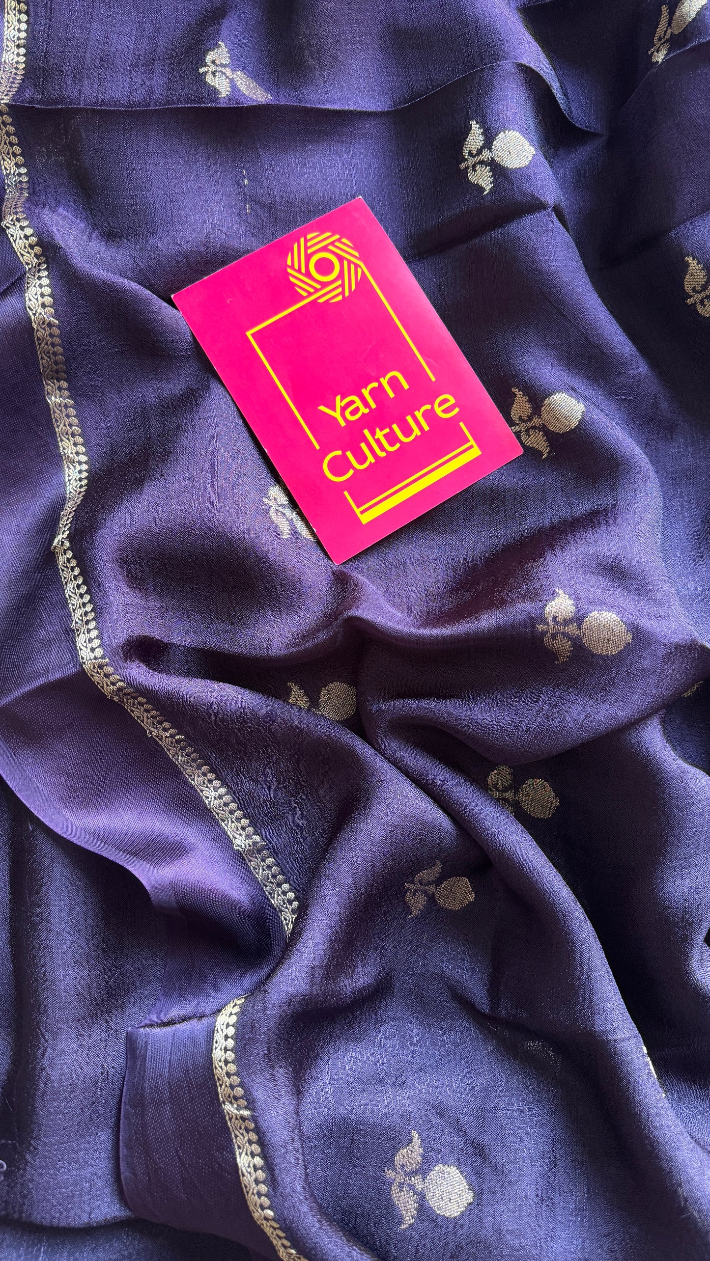 Dark Violet - Khadi silk