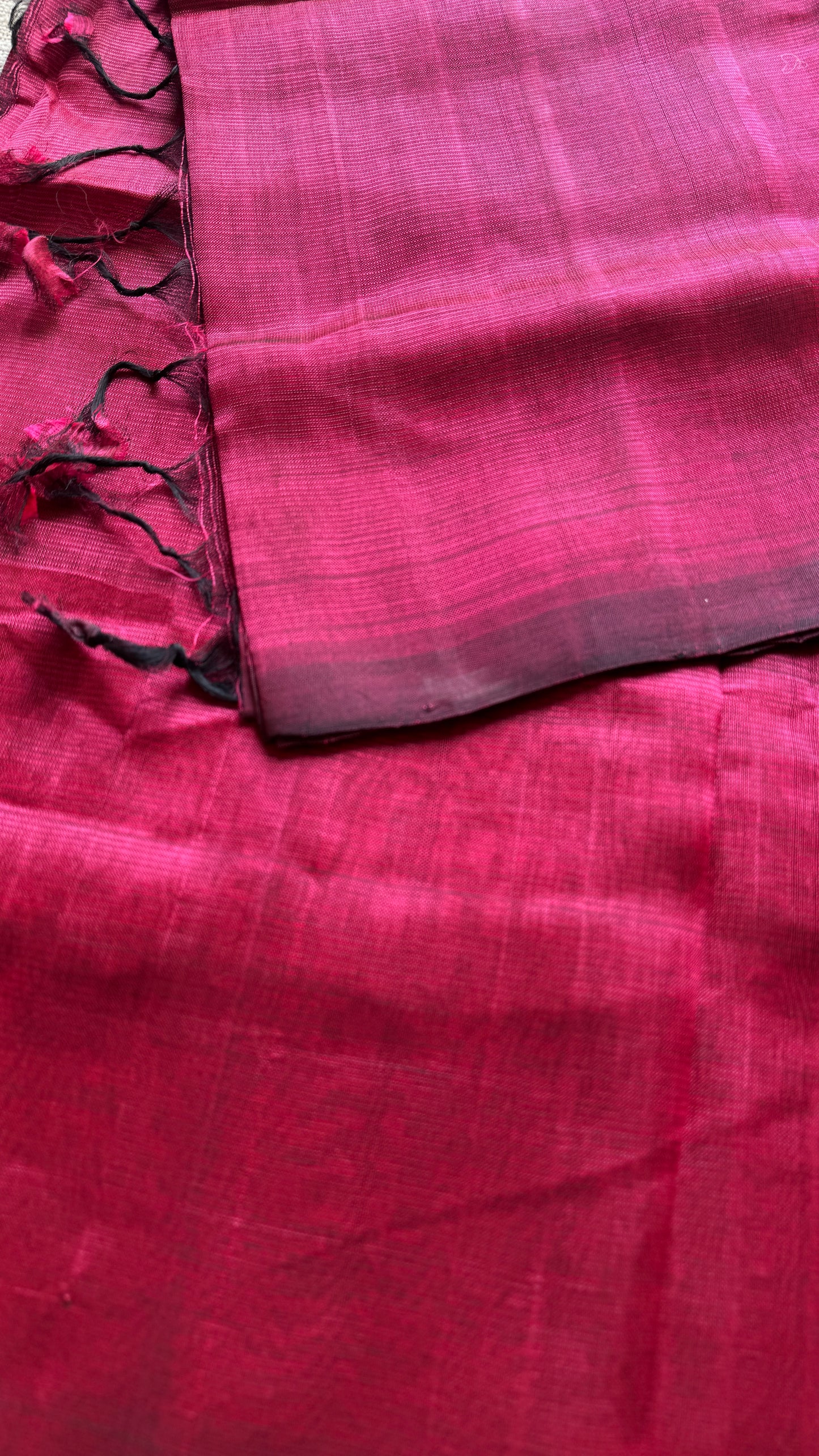 Plain wine red, mangalgiri silk cotton, handwoven, soft, light weight- YCWOTDMSCM09
