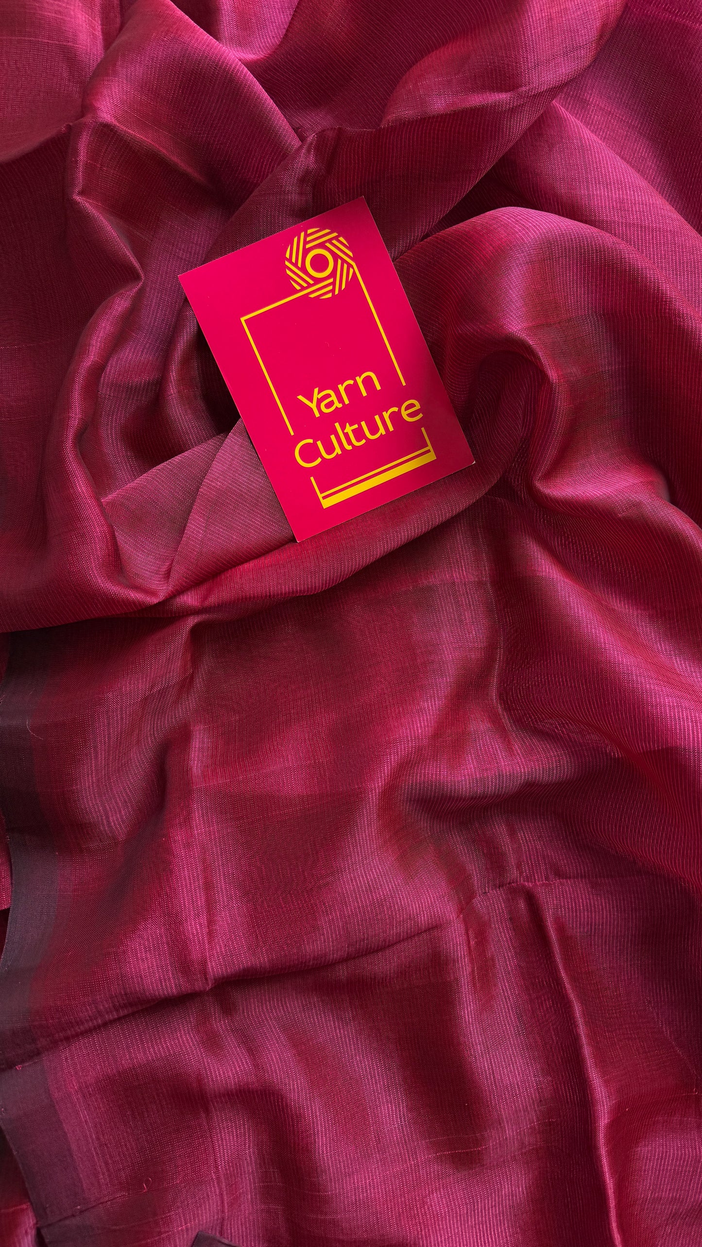 Plain wine red, mangalgiri silk cotton, handwoven, soft, light weight- YCWOTDMSCM09