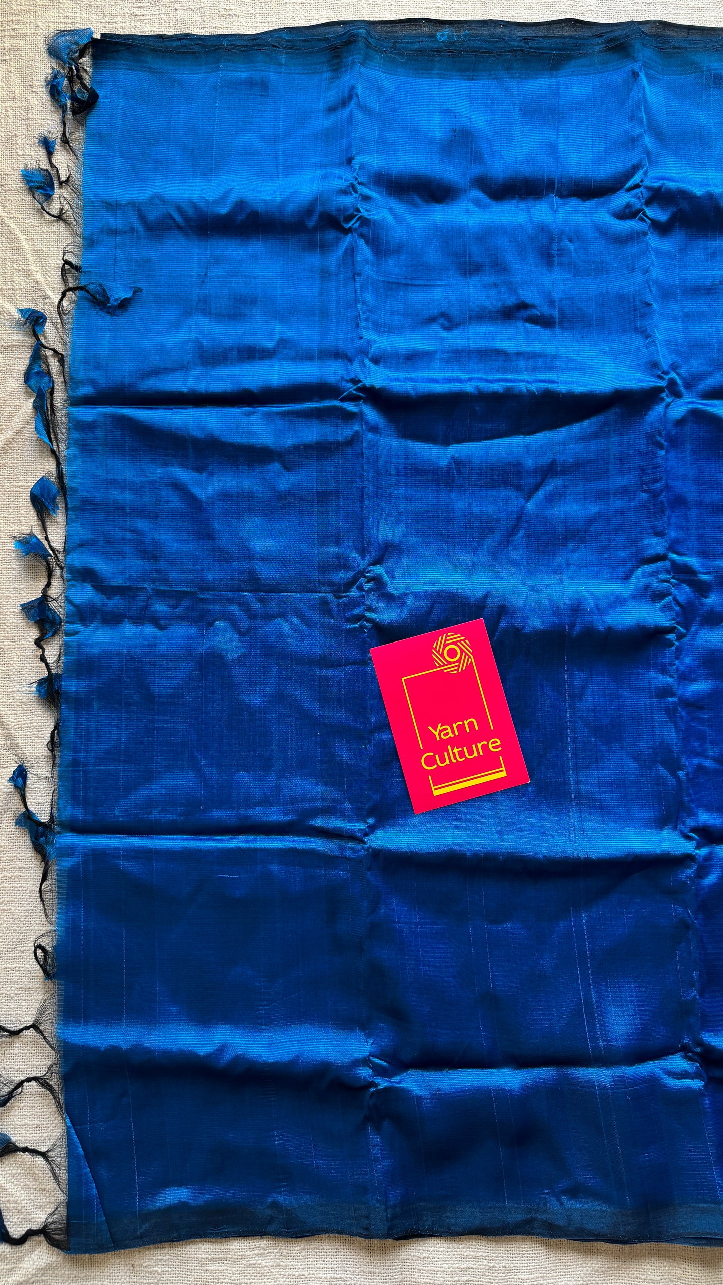 Plain royal blue, mangalgiri silk cotton, handwoven, soft, light weight - YCWOTDMSCM11