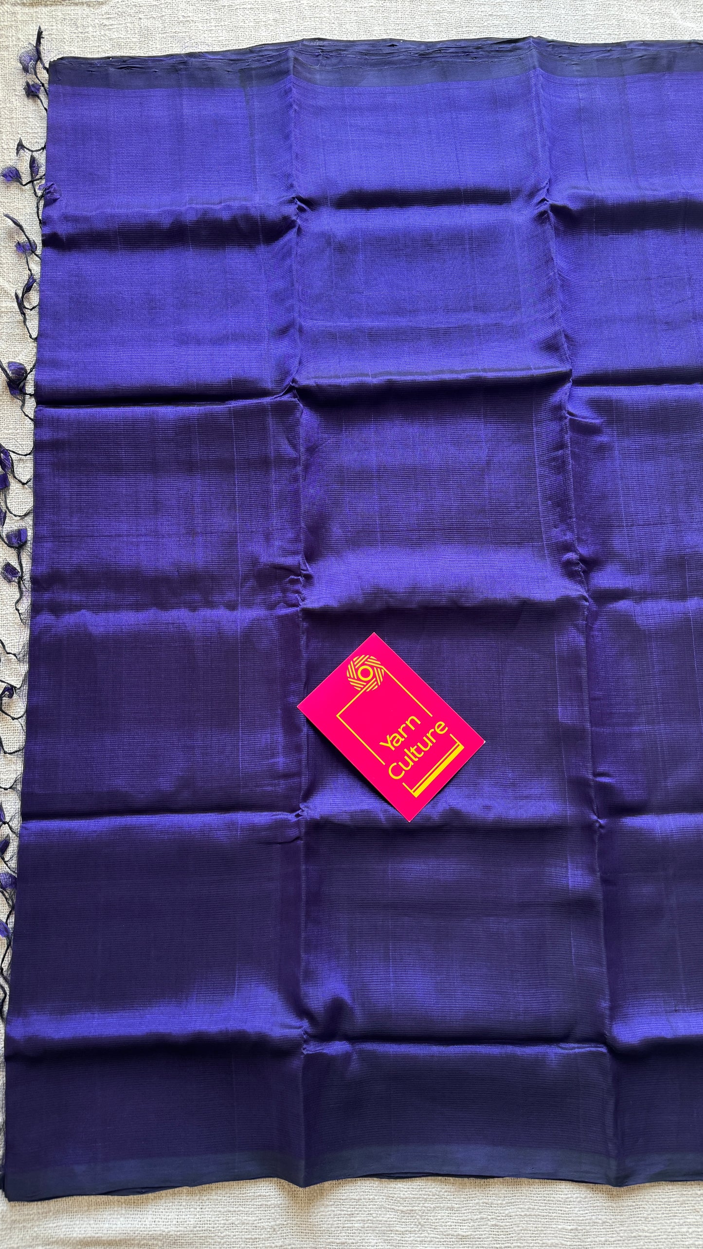 Plain violet, mangalgiri silk cotton, handwoven, soft, light weight - YCWOTDMSCM12