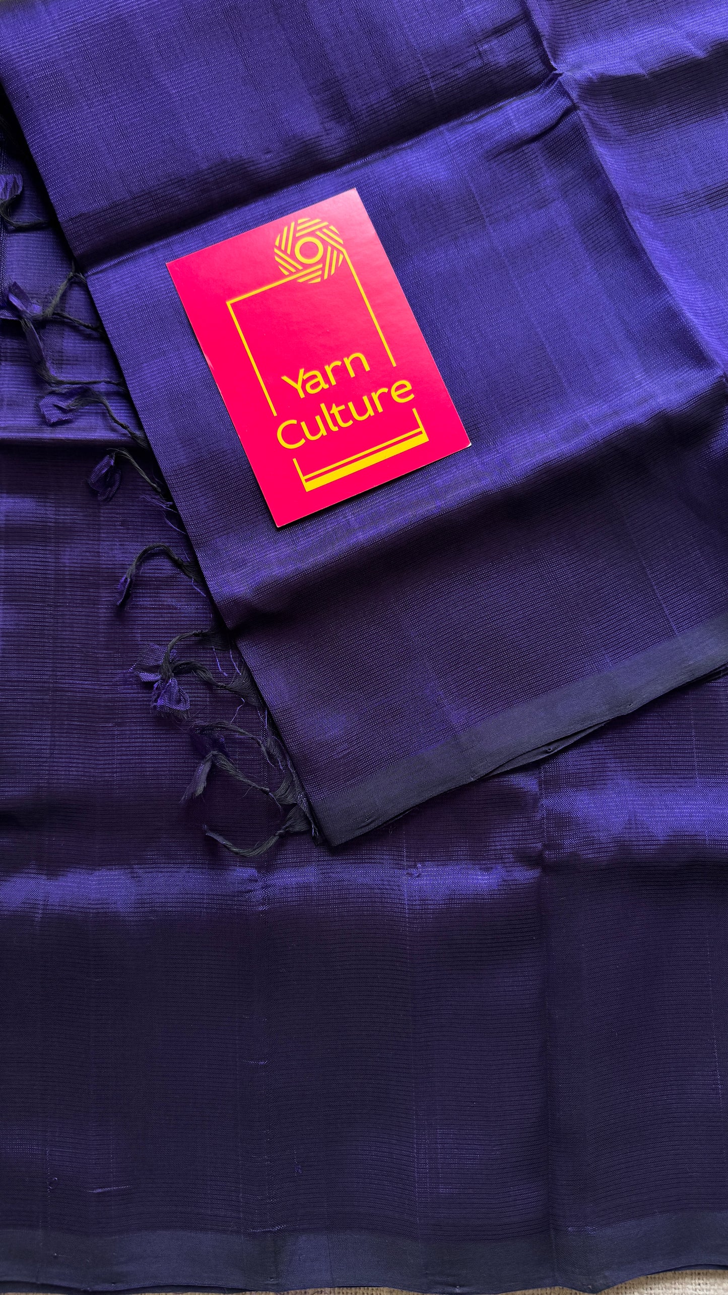 Plain violet, mangalgiri silk cotton, handwoven, soft, light weight - YCWOTDMSCM12