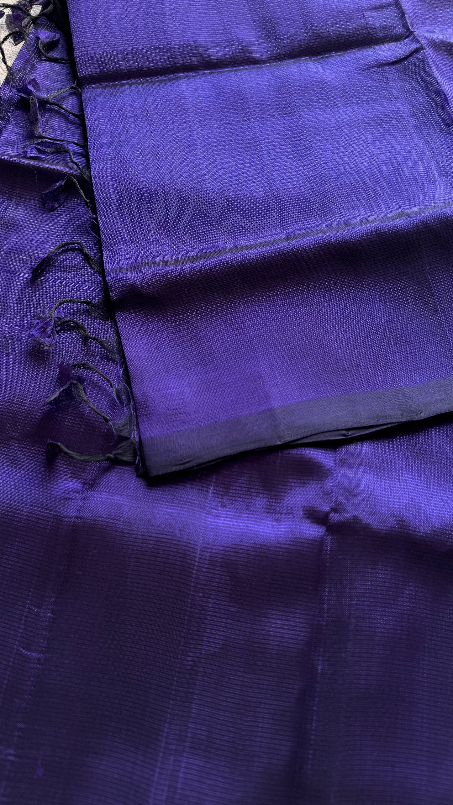 Plain violet, mangalgiri silk cotton, handwoven, soft, light weight - YCWOTDMSCM12