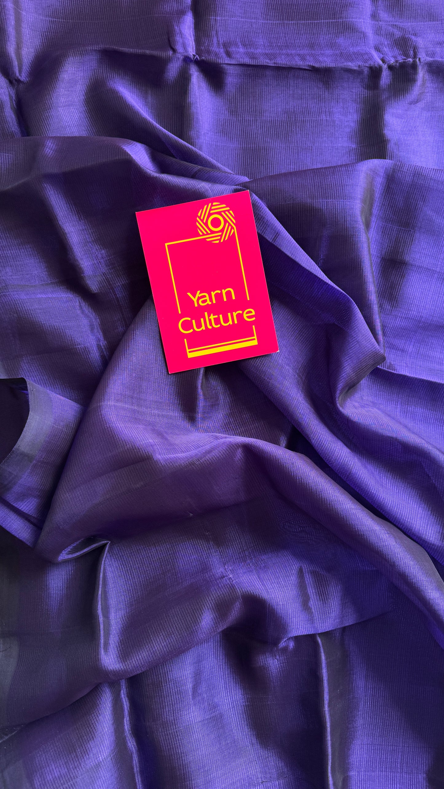 Plain violet, mangalgiri silk cotton, handwoven, soft, light weight - YCWOTDMSCM12