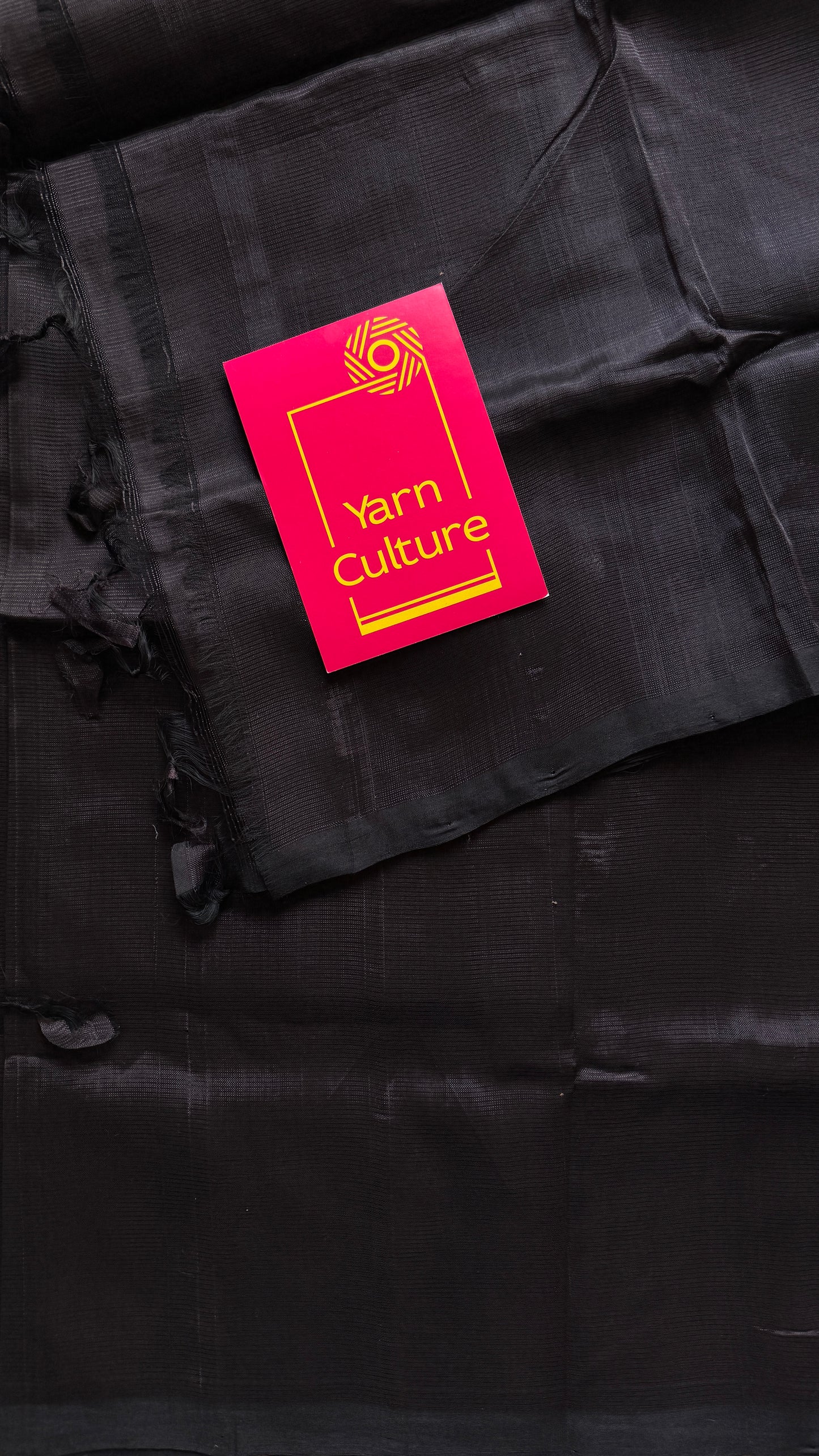 Plain grey black, mangalgiri silk cotton, handwoven, soft, light weight- YCWOTDMSCM13