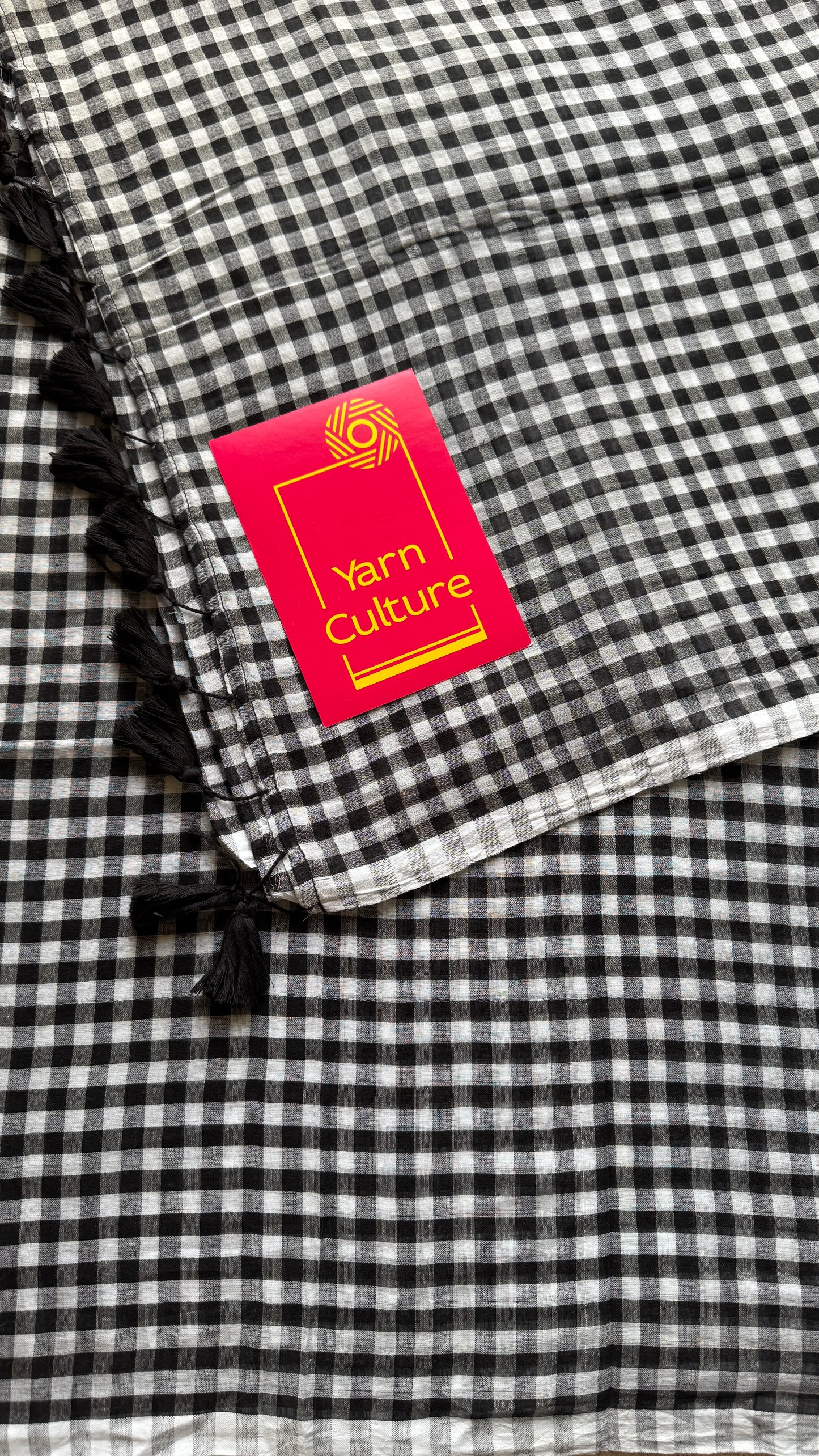 Black and white checks, mul cotton YCBCMCM11