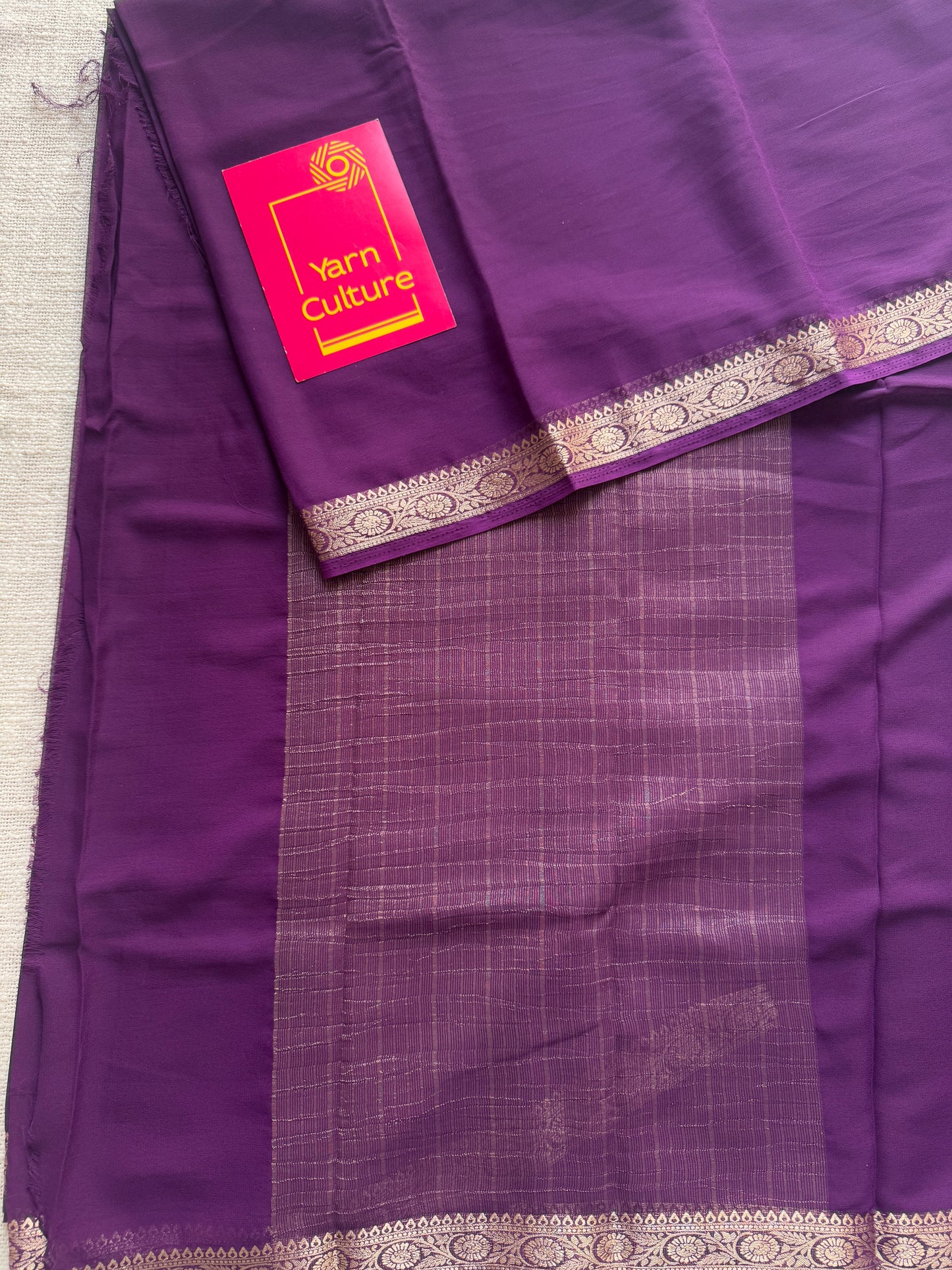 Purple Pink (vadamalli) - Chiffon
