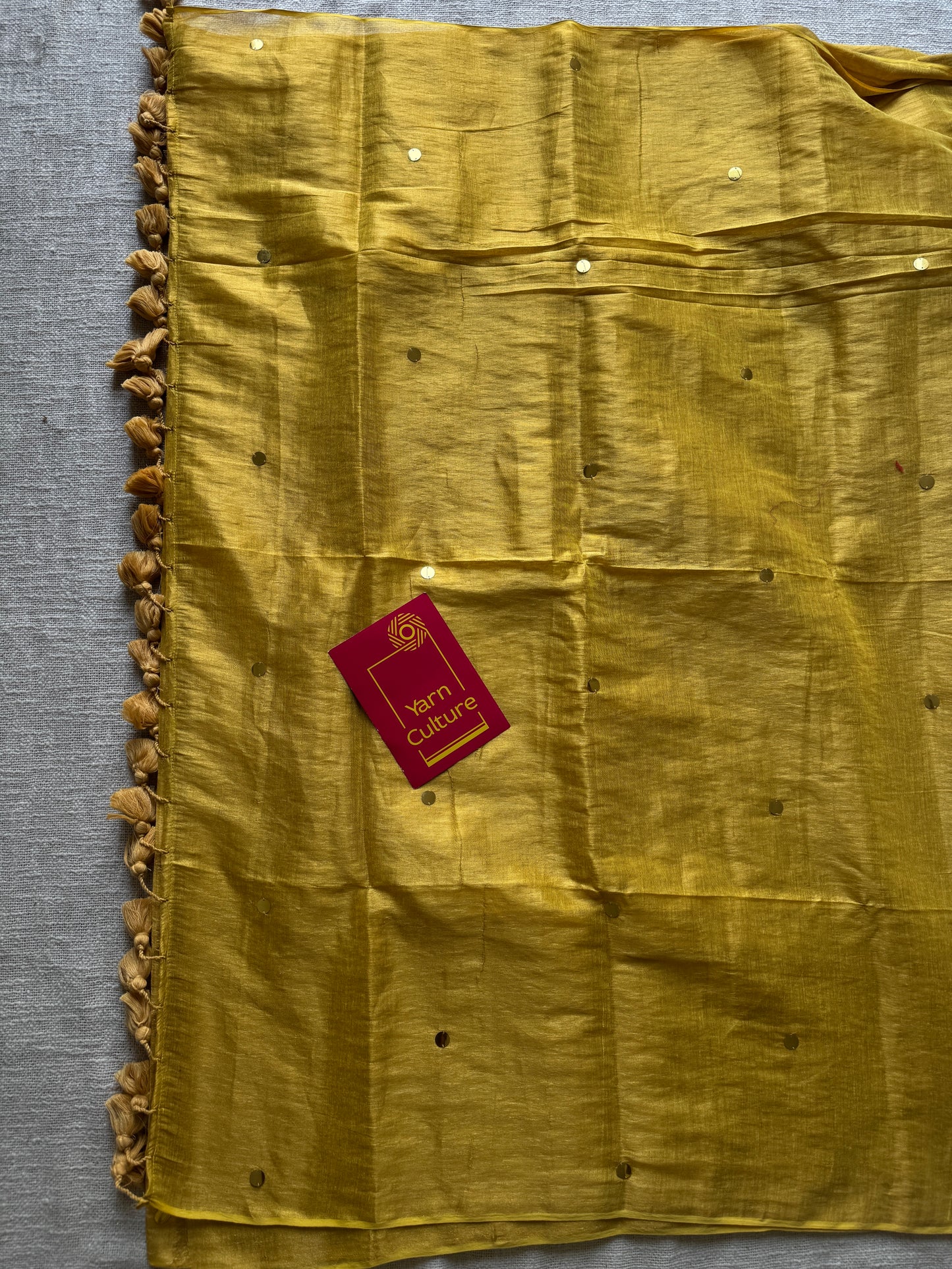 Yellow Gold with Sequins - Tissue
