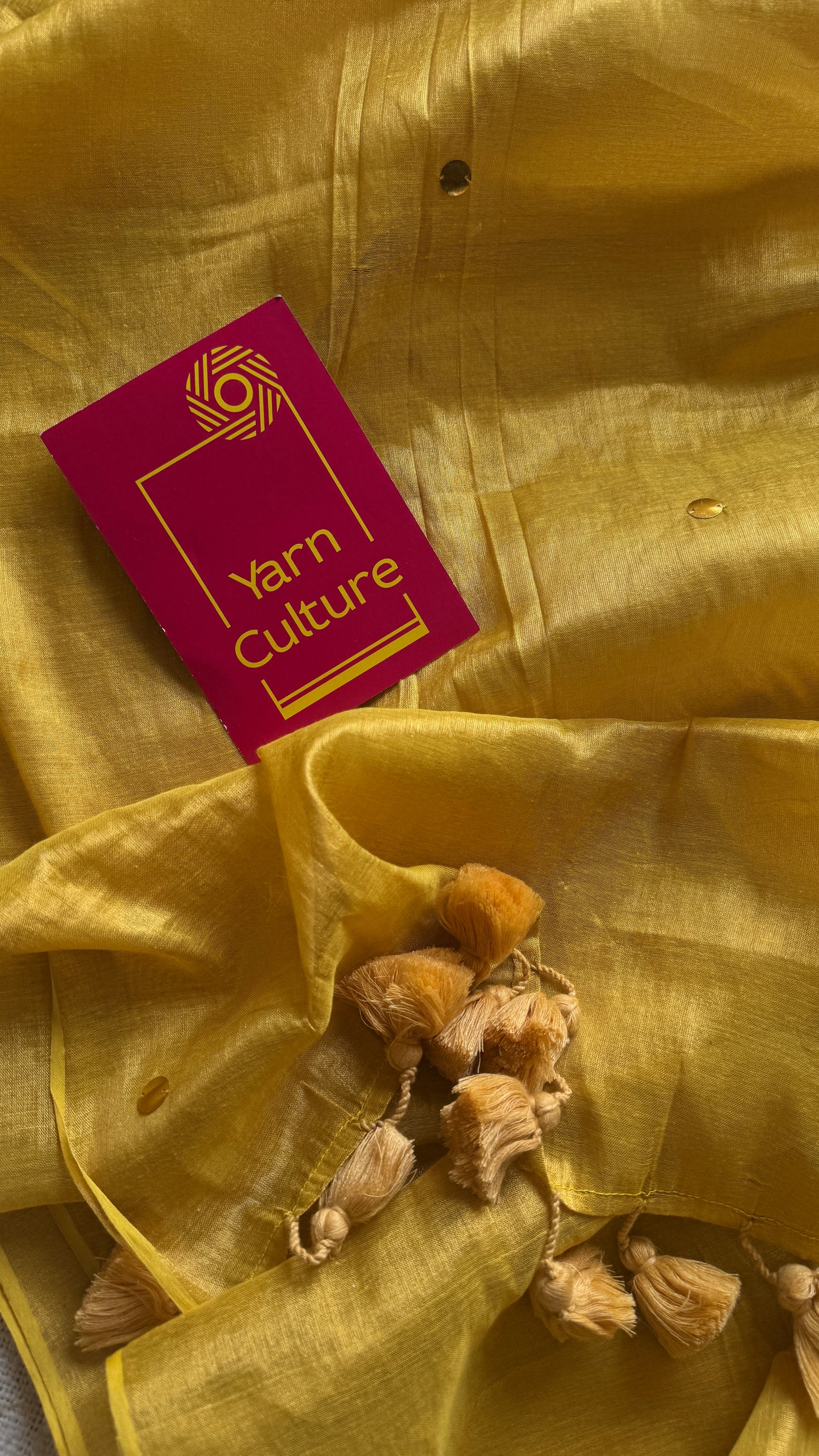 Yellow Gold with Sequins - Tissue