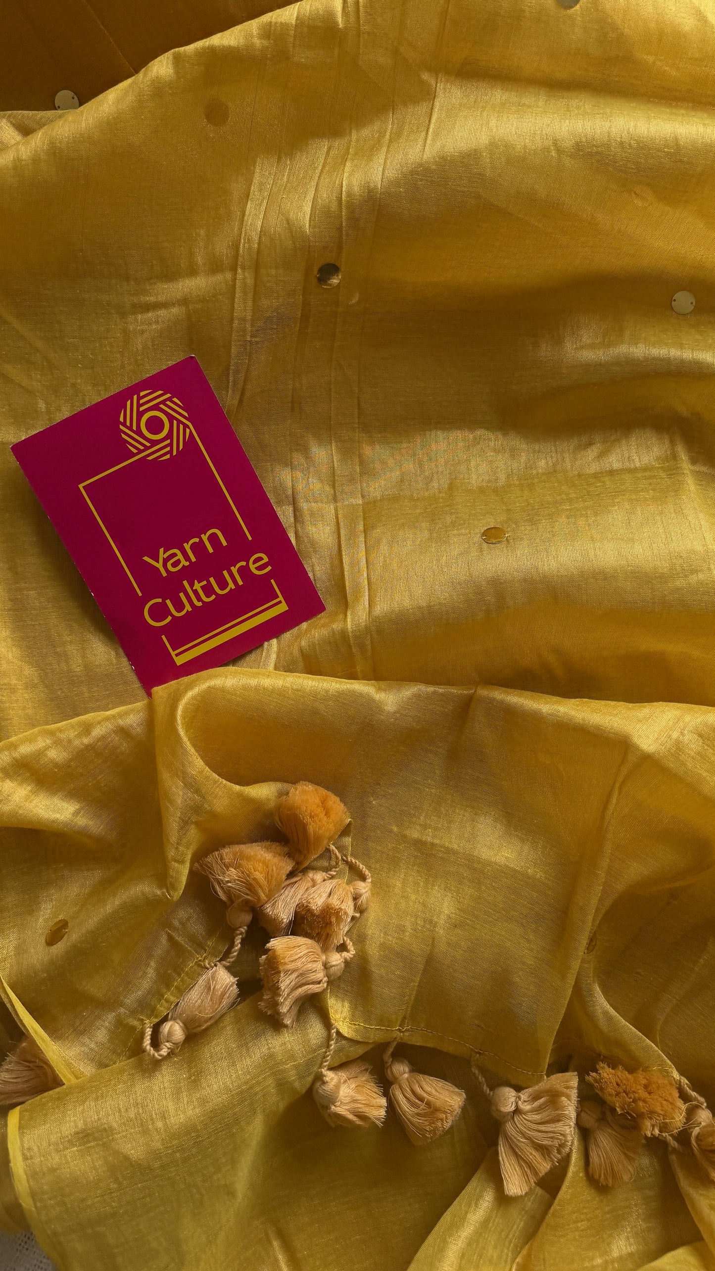 Yellow Gold with Sequins - Tissue