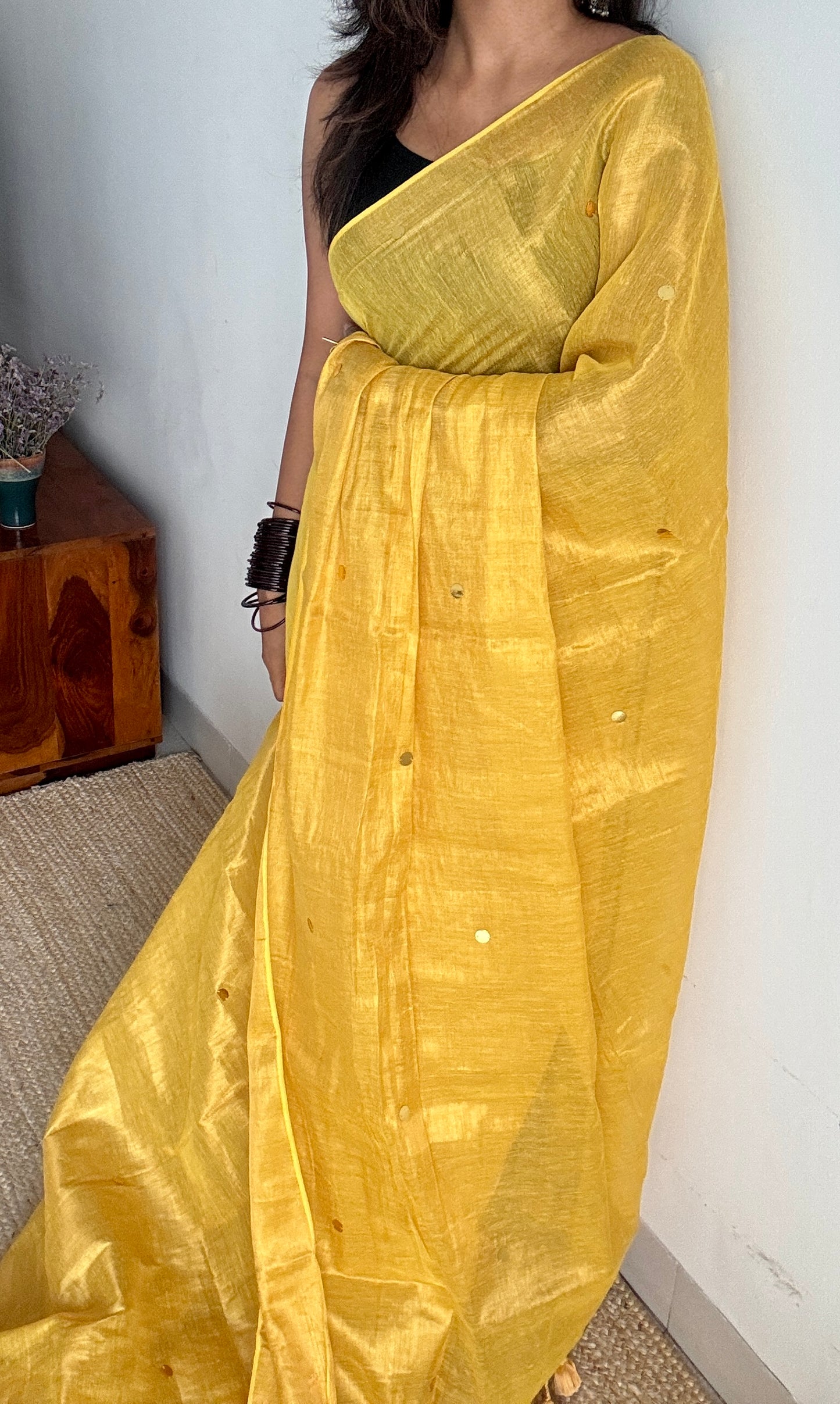 Yellow Gold with Sequins - Tissue