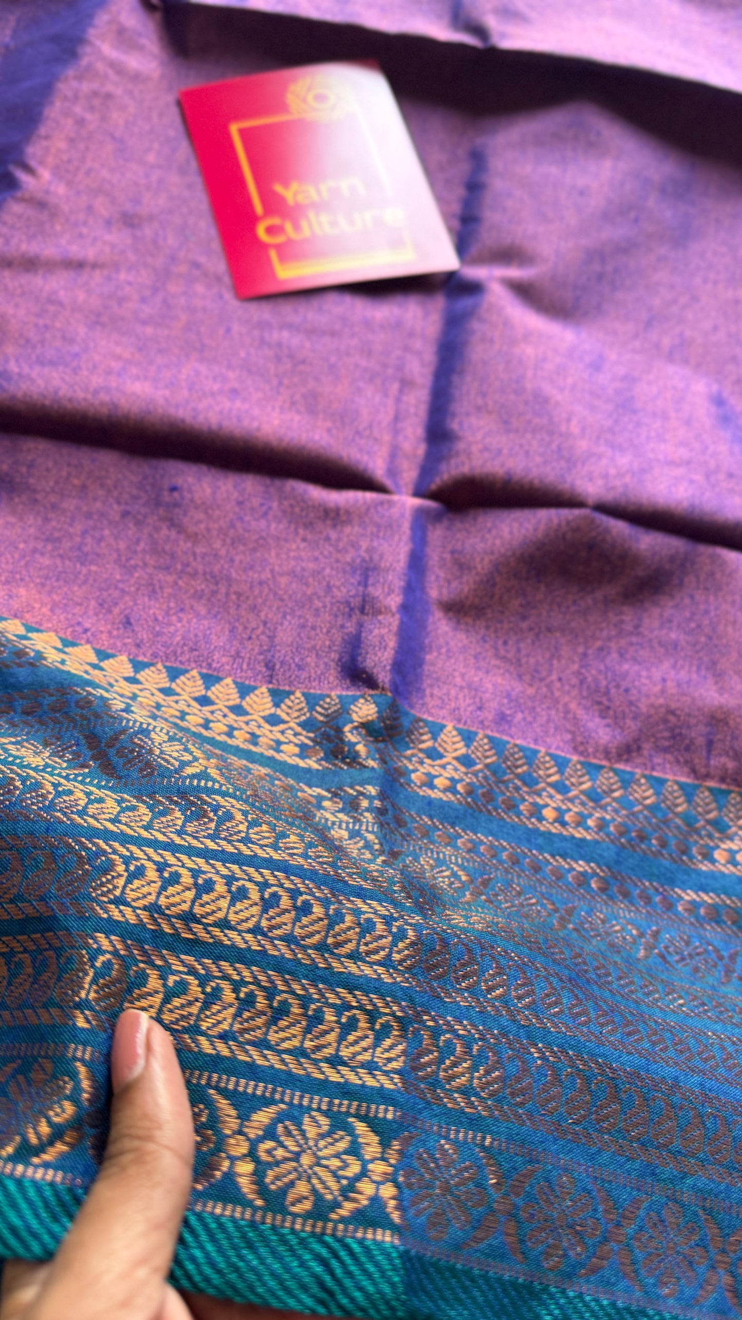 Purple Bloom - Dual Tone Shimmer Tissue YCBCTZB05