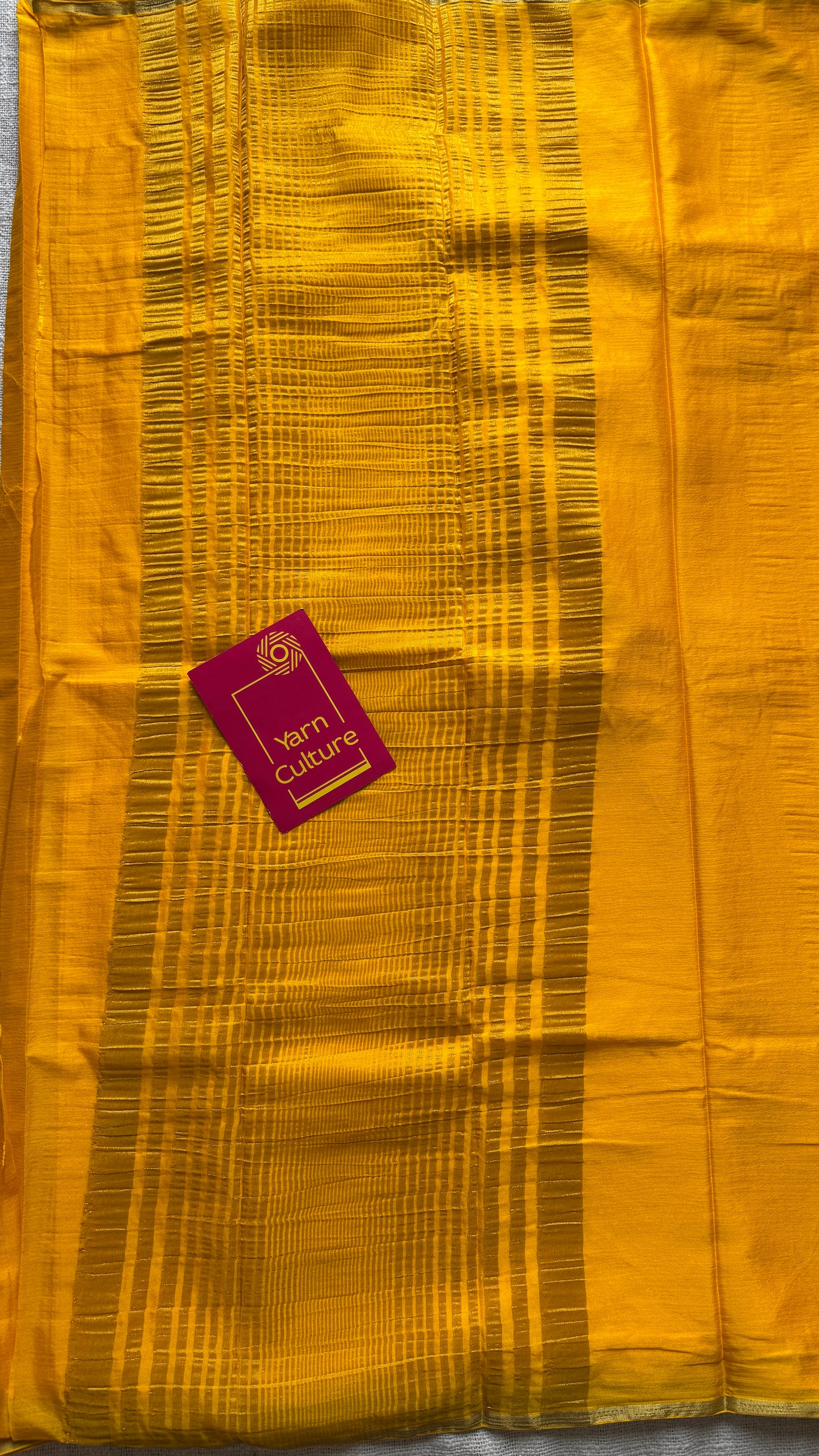 Haldi - that perfect yellow with the glow of gold, chinon
