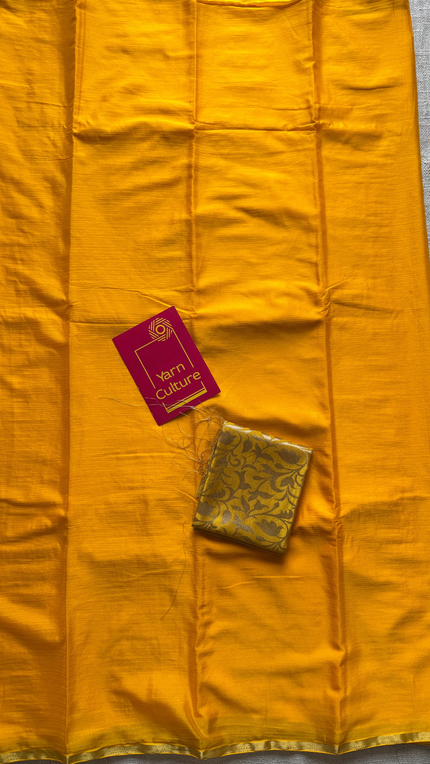 Haldi - that perfect yellow with the glow of gold, chinon