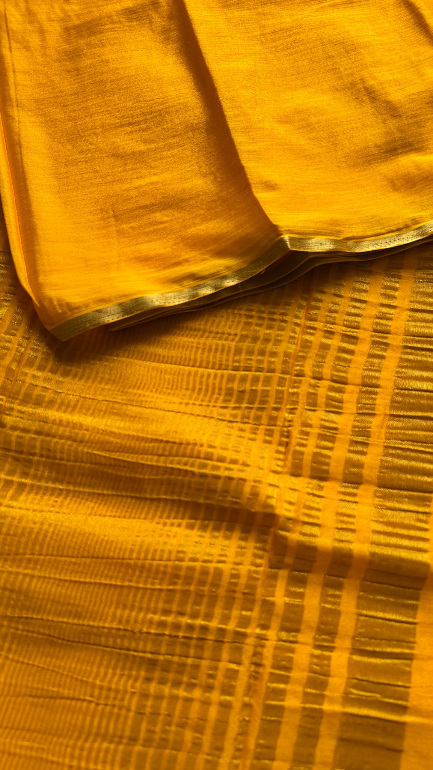 Haldi - that perfect yellow with the glow of gold, chinon