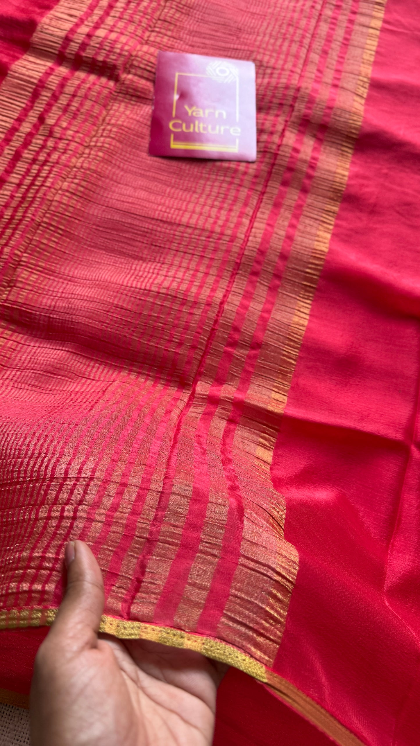 Gulabo - perfect rose peach pink with gold tones, chinon YCWODCZ04