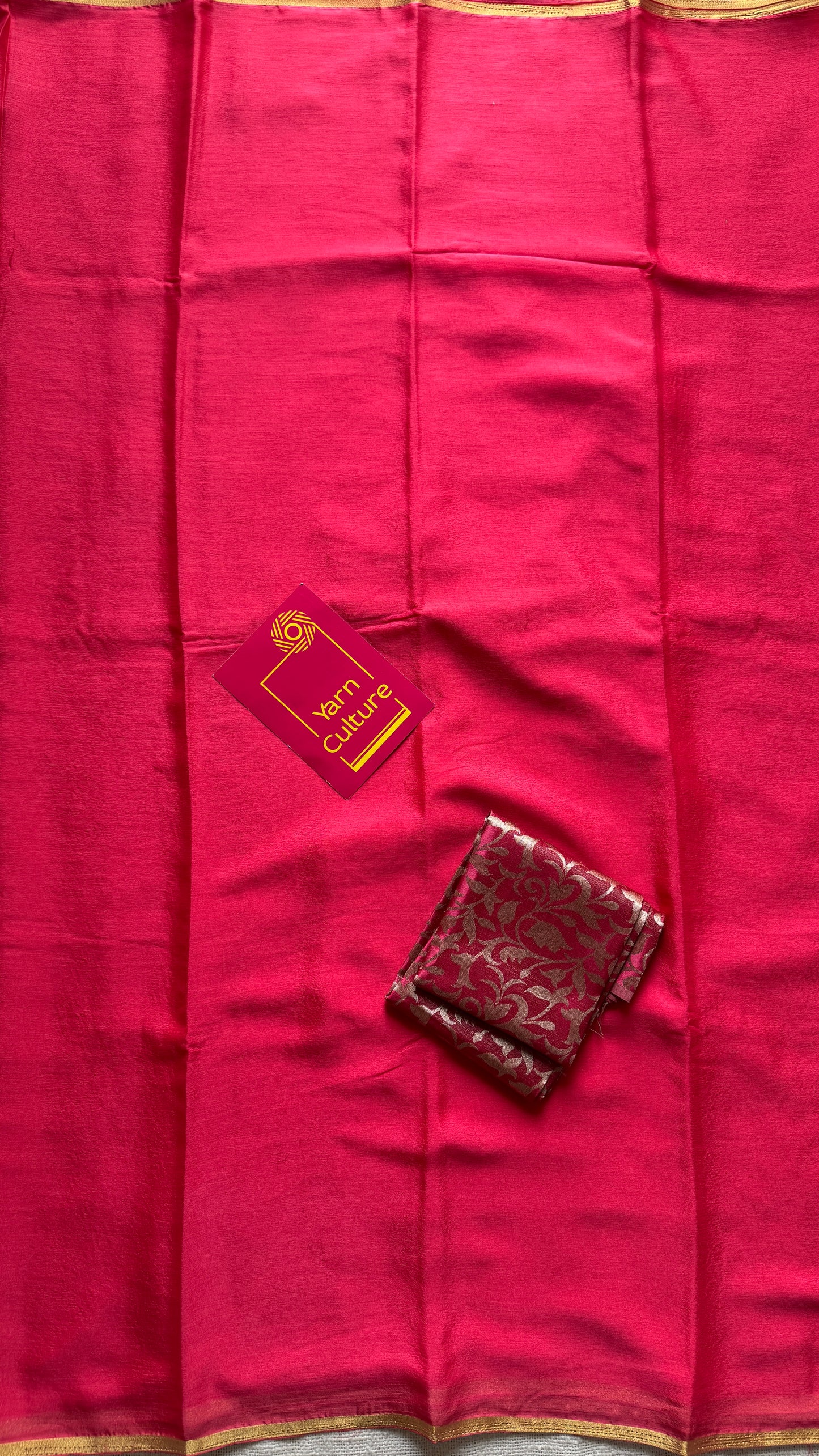 Gulabo - perfect rose peach pink with gold tones, chinon YCWODCZ04