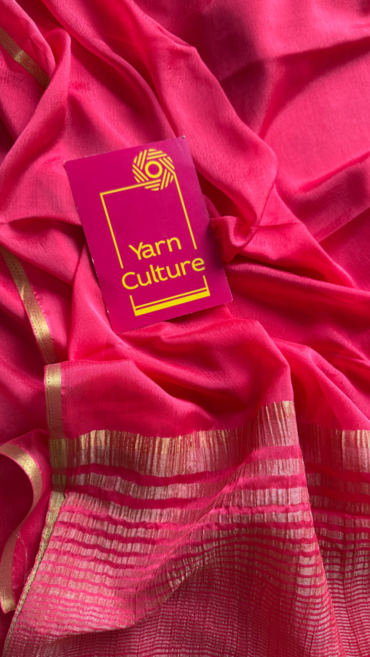 Gulabo - perfect rose peach pink with gold tones, chinon YCWODCZ04