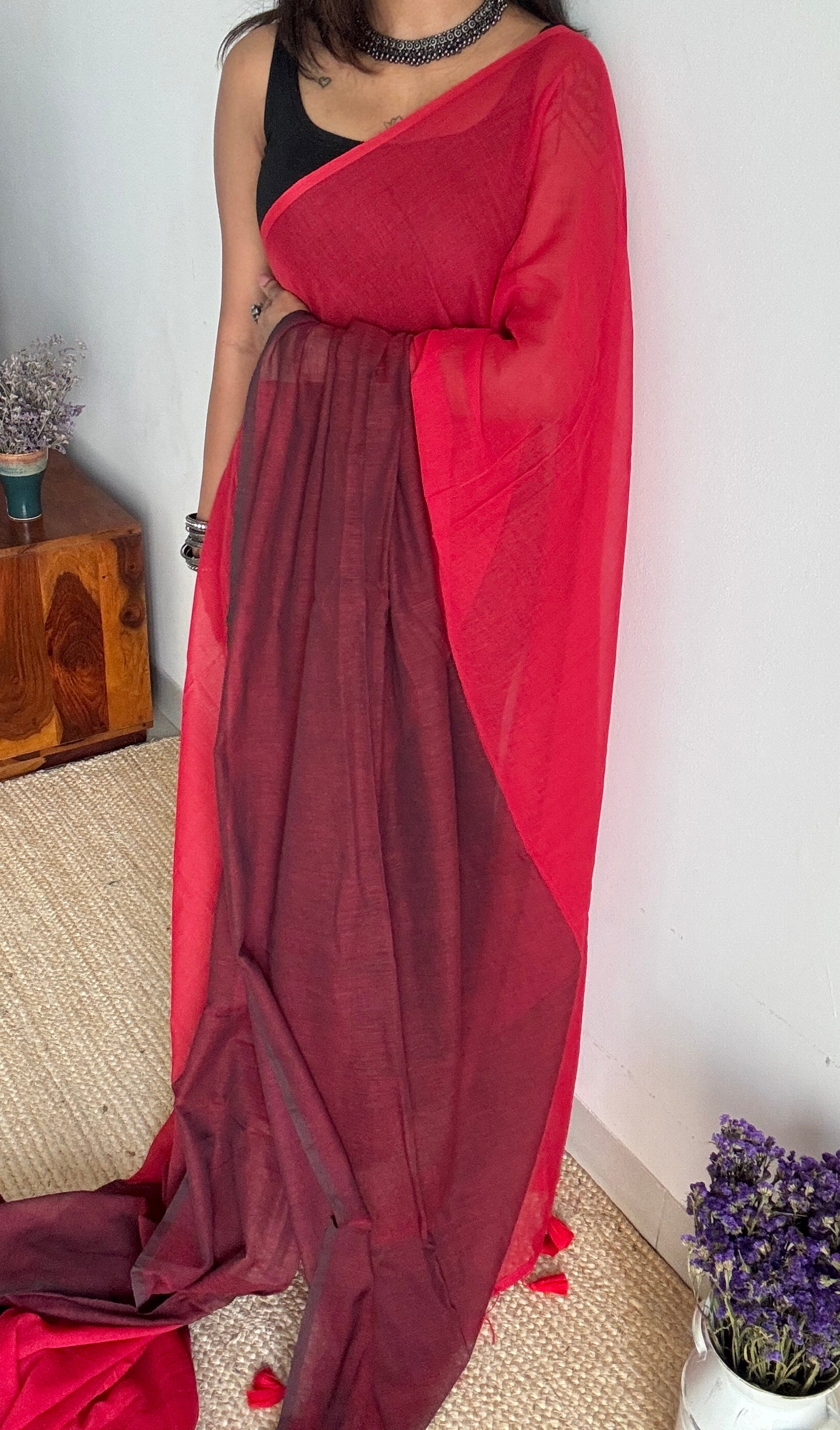 Sangria Rose, Double toned - Mul Cotton YCBCM23