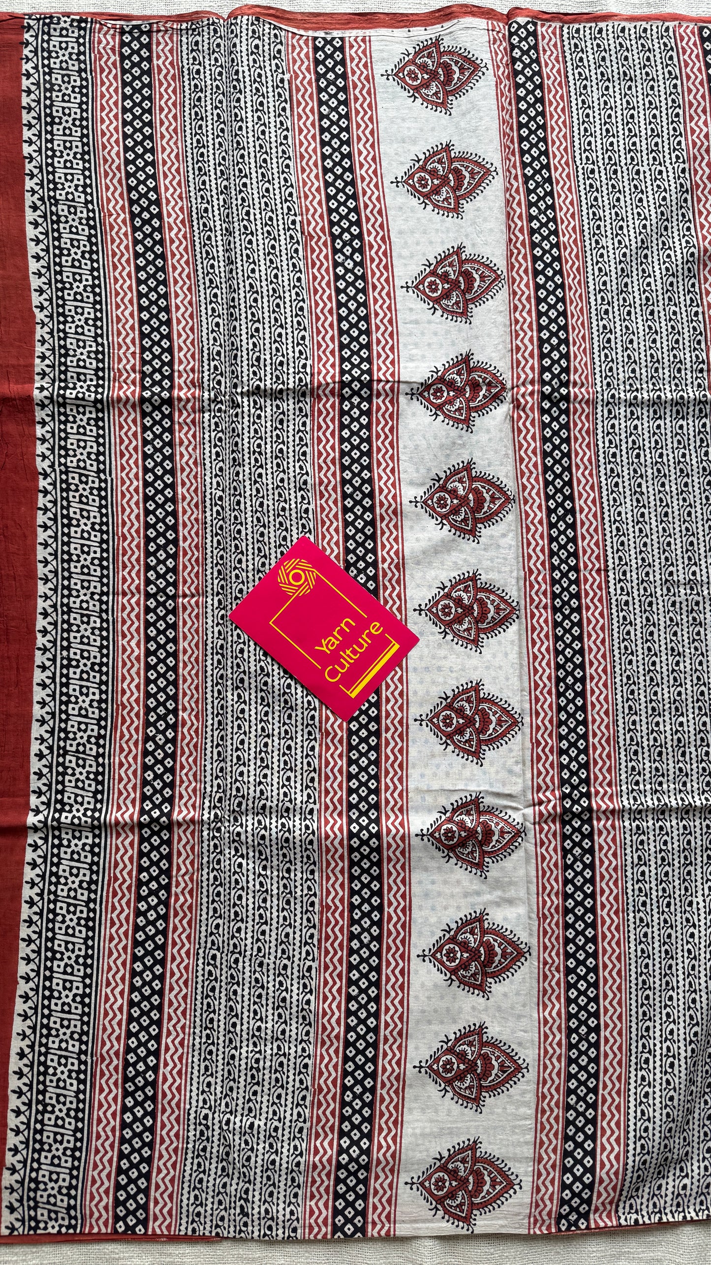 Patachitra - Black and white, Bagru block print, soft cotton