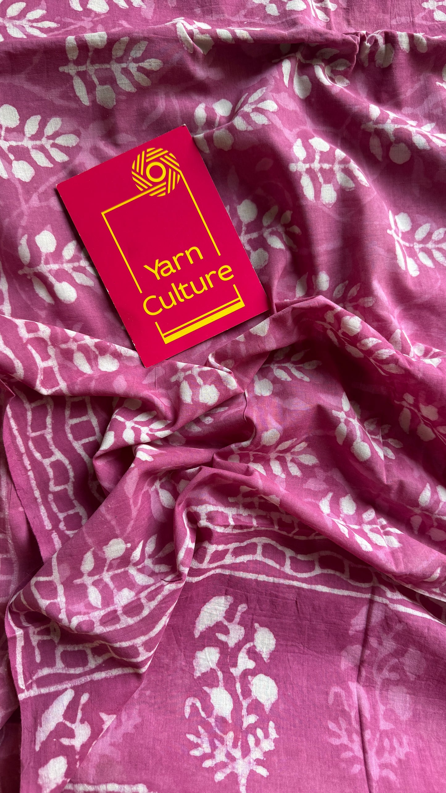 Rooh - Dusty pink hues, Bagru block print, soft cotton YCTORBBP05