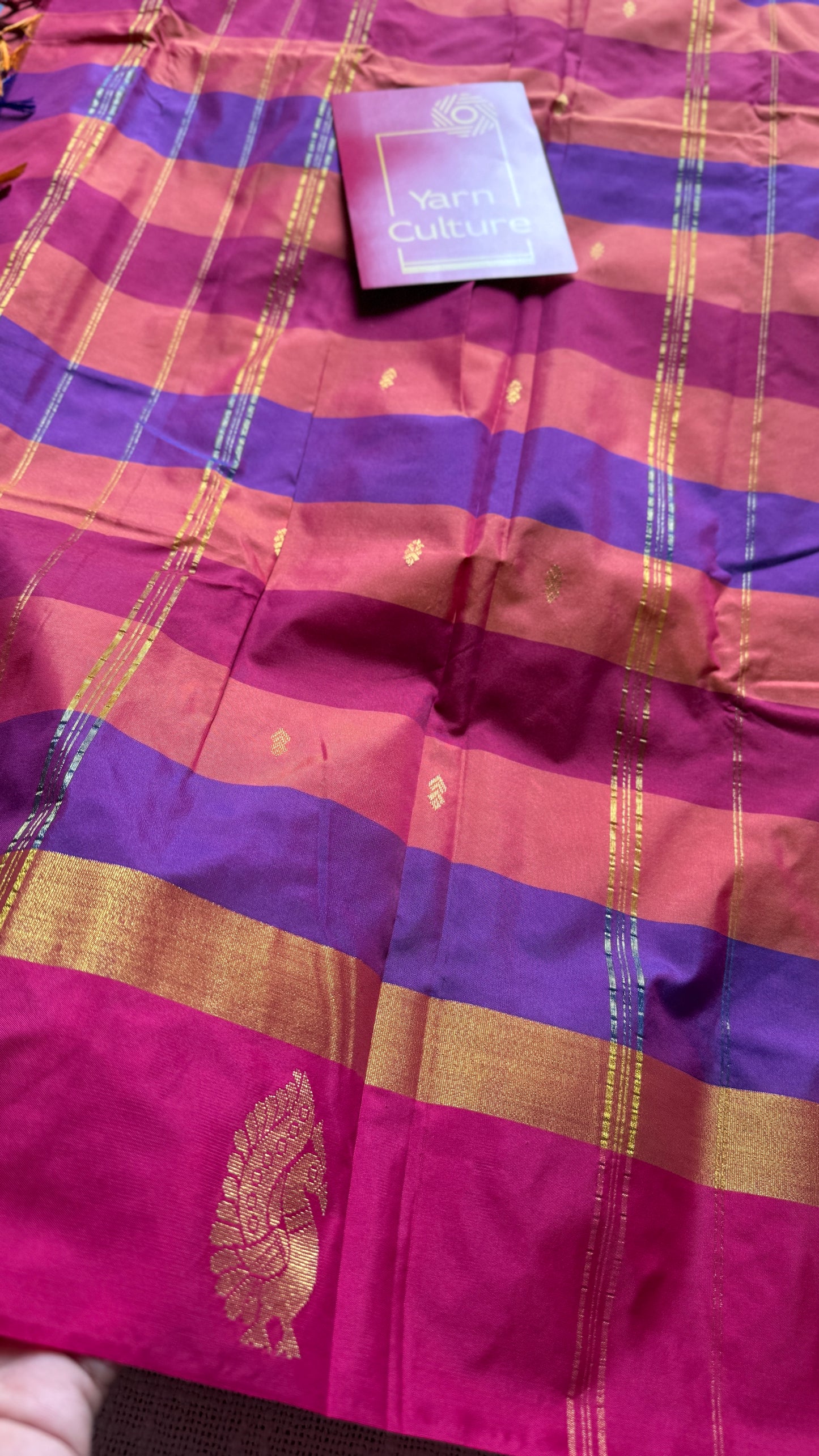 Paalum Pazhamum Canvas - Checkered Pattern, Semi-Silk