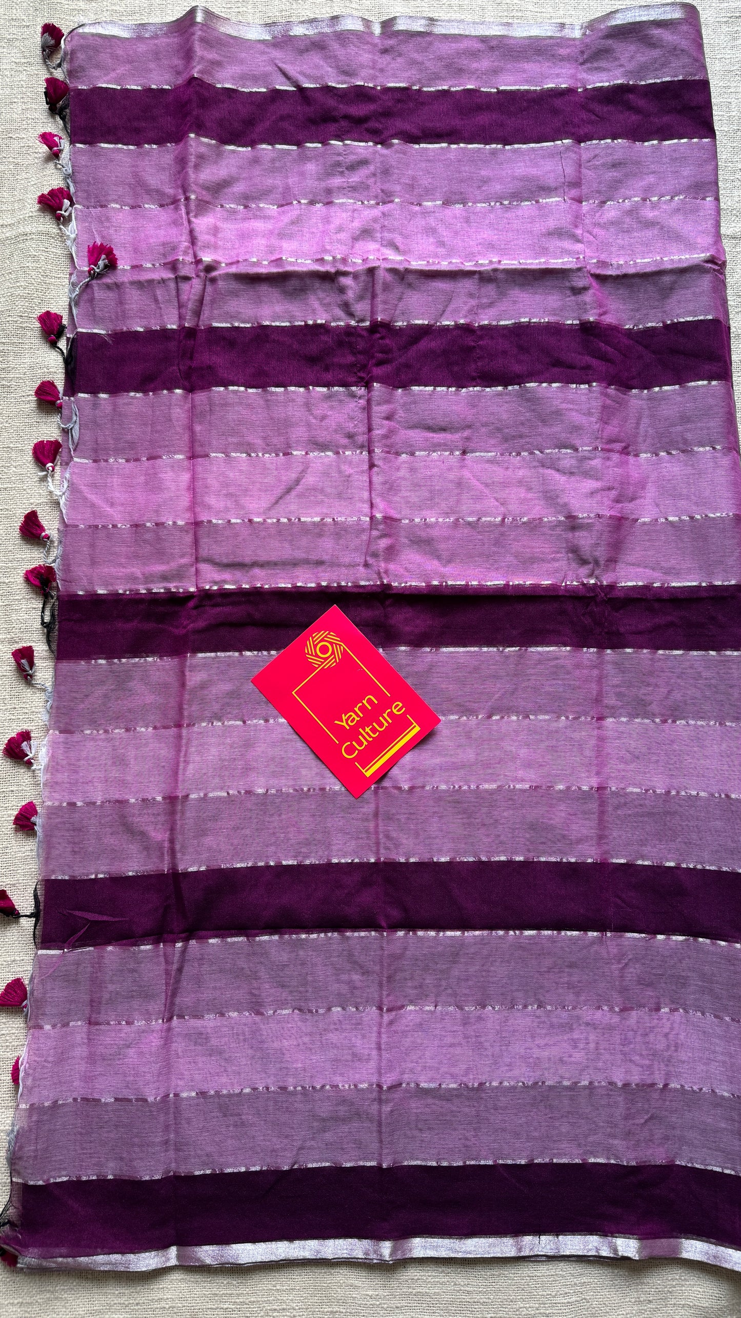 Berry Whirl - Dark pink, light pink and wine colour block hues, mul cotton