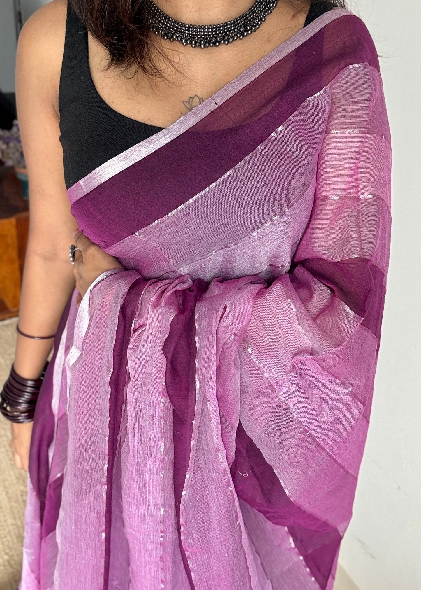Berry Whirl - Dark pink, light pink and wine colour block hues, mul cotton YCBCBSM03