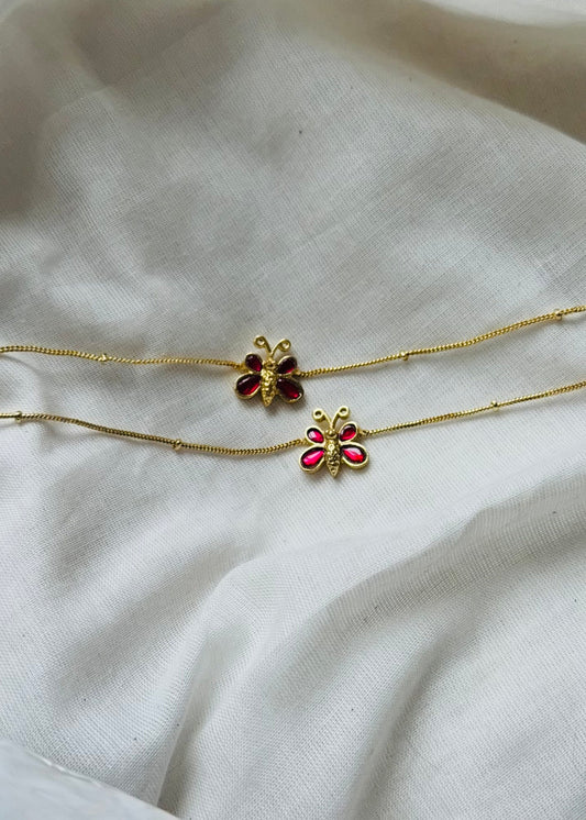 Butterfly anklet - YCGPAK832