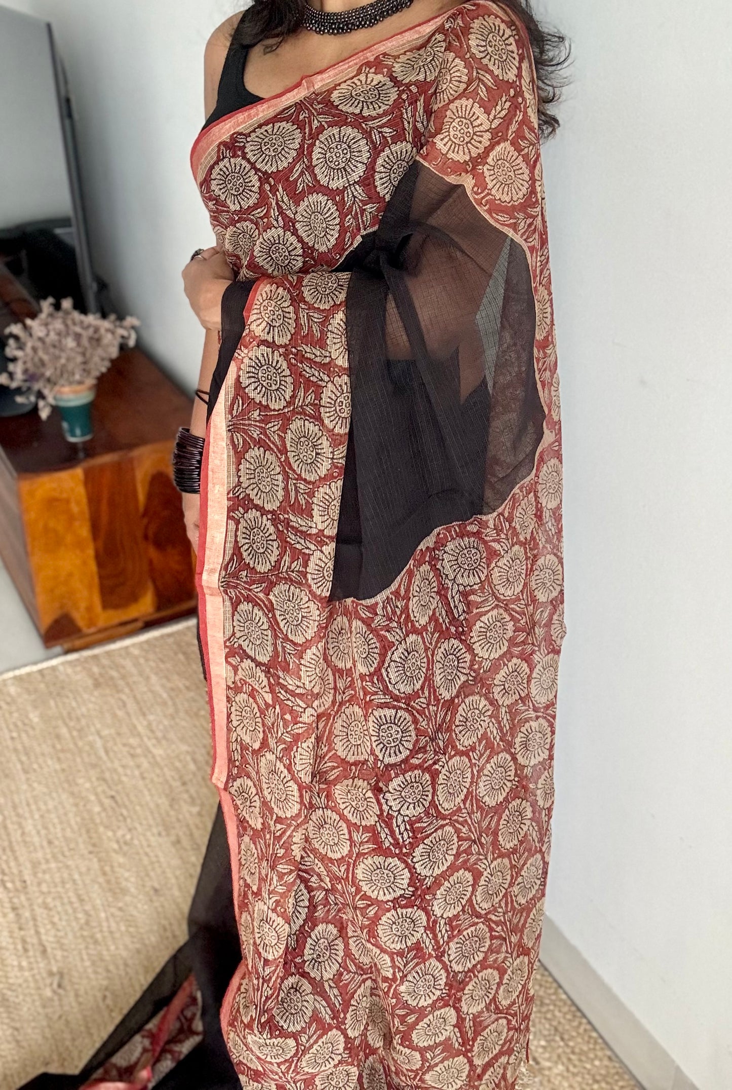 Ruhika, Kota Doria with zari border - YCTOROCBP77