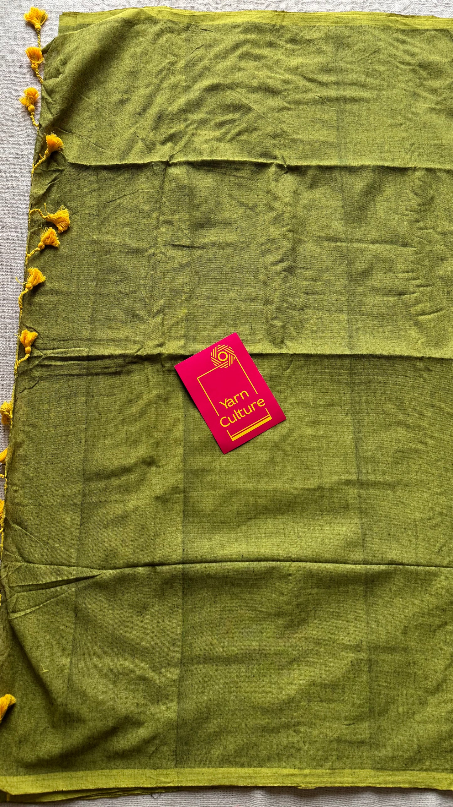 Light green soft cotton saree  - YCBCKCAP21