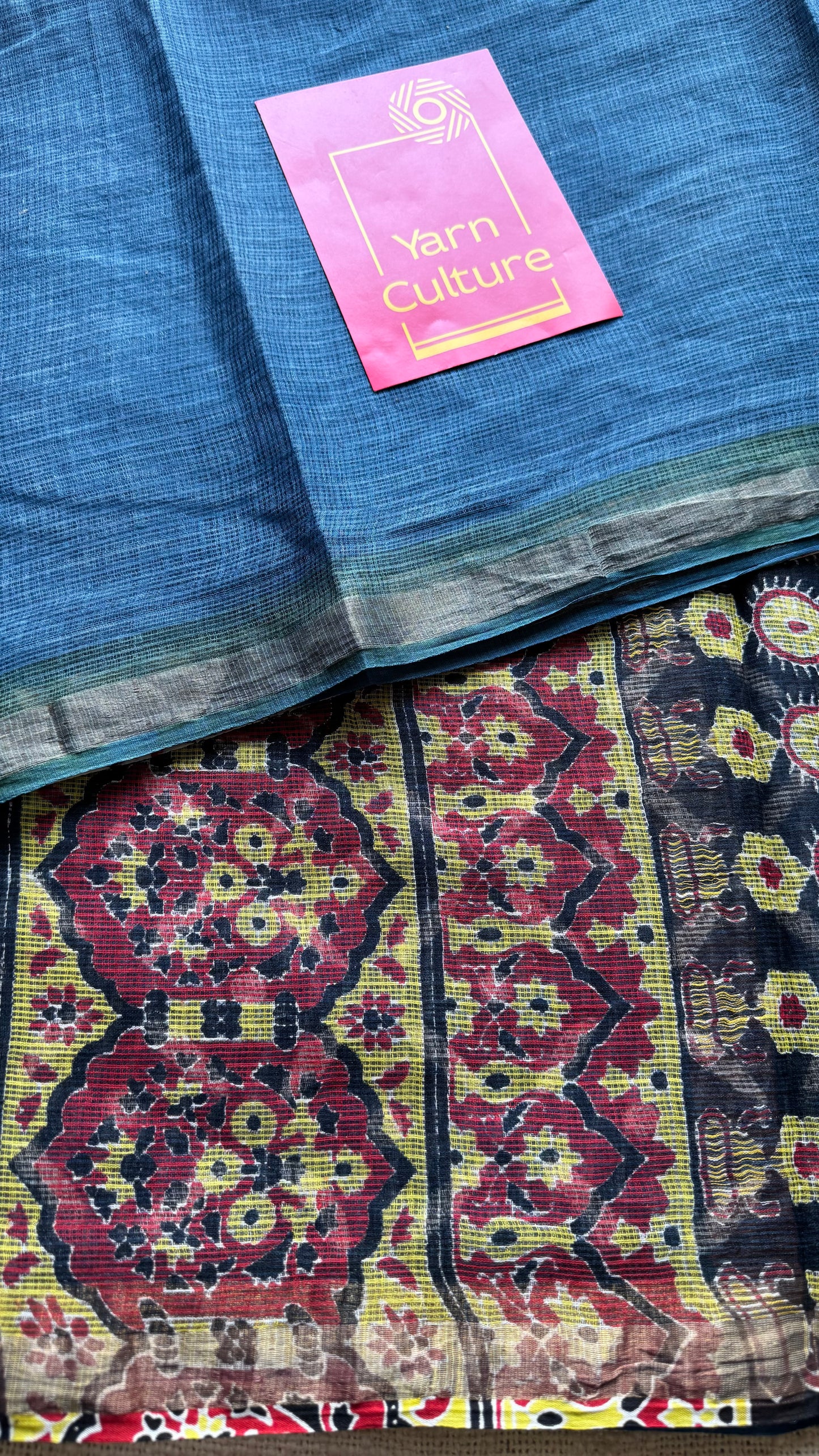 Neelvahini, Kota Doria with zari border - YCTOROCBP78