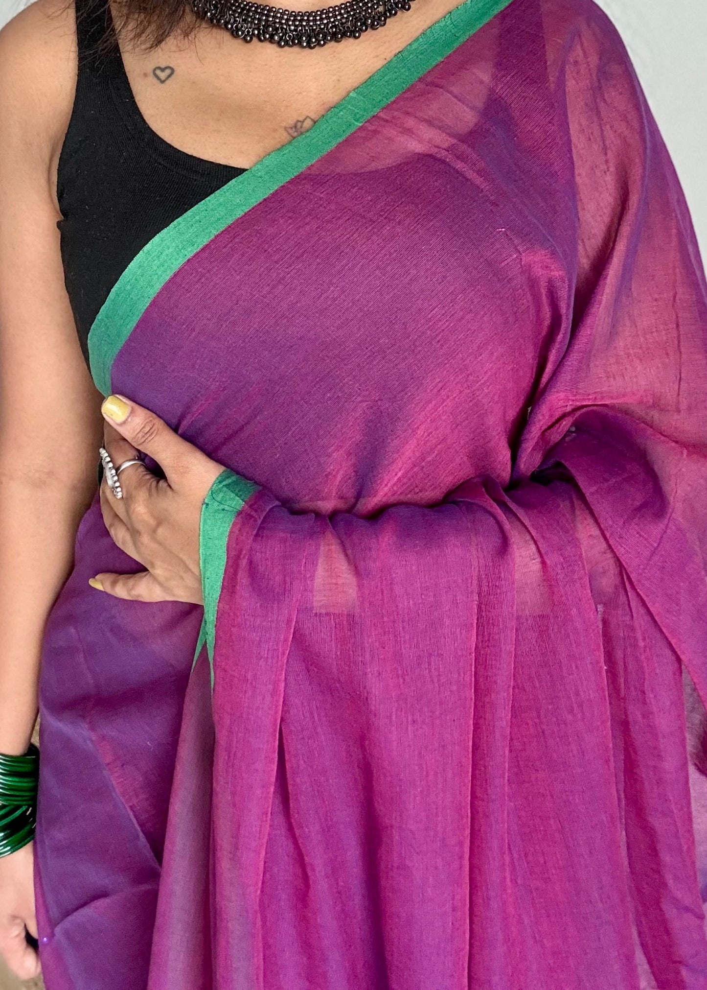 mul cotton saree lightweight breathable soft cotton saree for summer and everyday wear, contrast border sarees