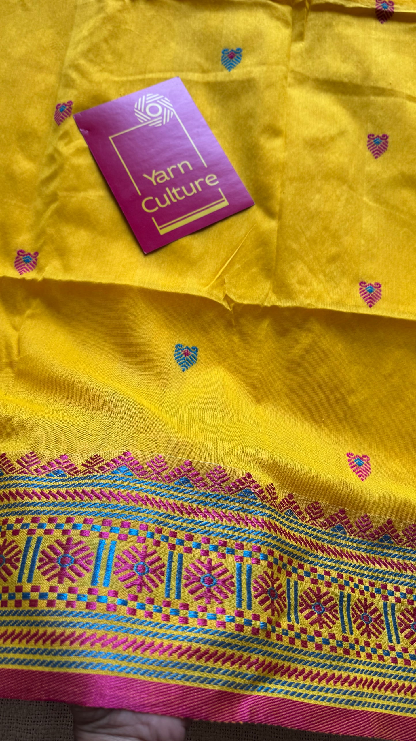 Rongmoni (ৰঙমণি)  - a gem of colors, soft cotton - YCHOTEAJA209