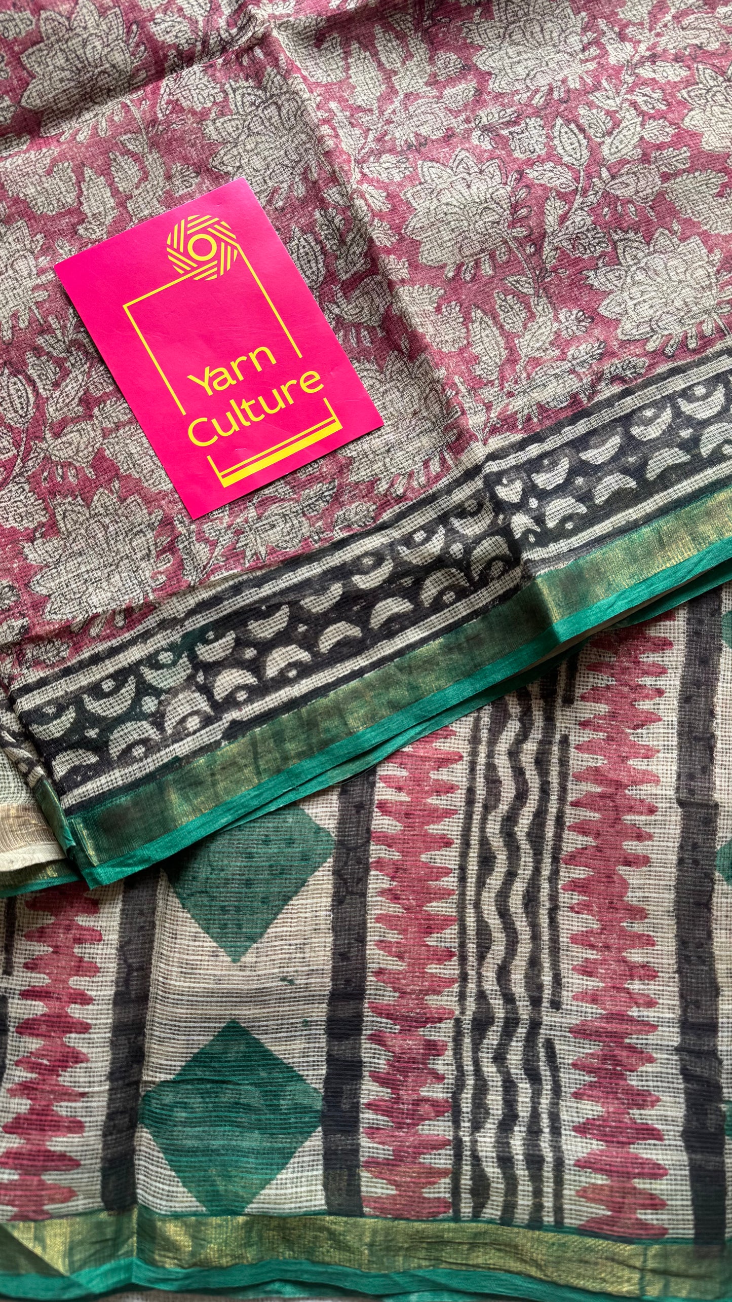 Pankhuri, Kota Doria with zari border - YCTOROCBP74