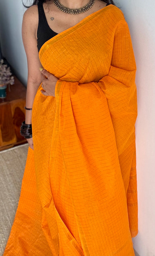 Yellow mini kattam sungudi, madurai cotton - YCCOTNSEMS15