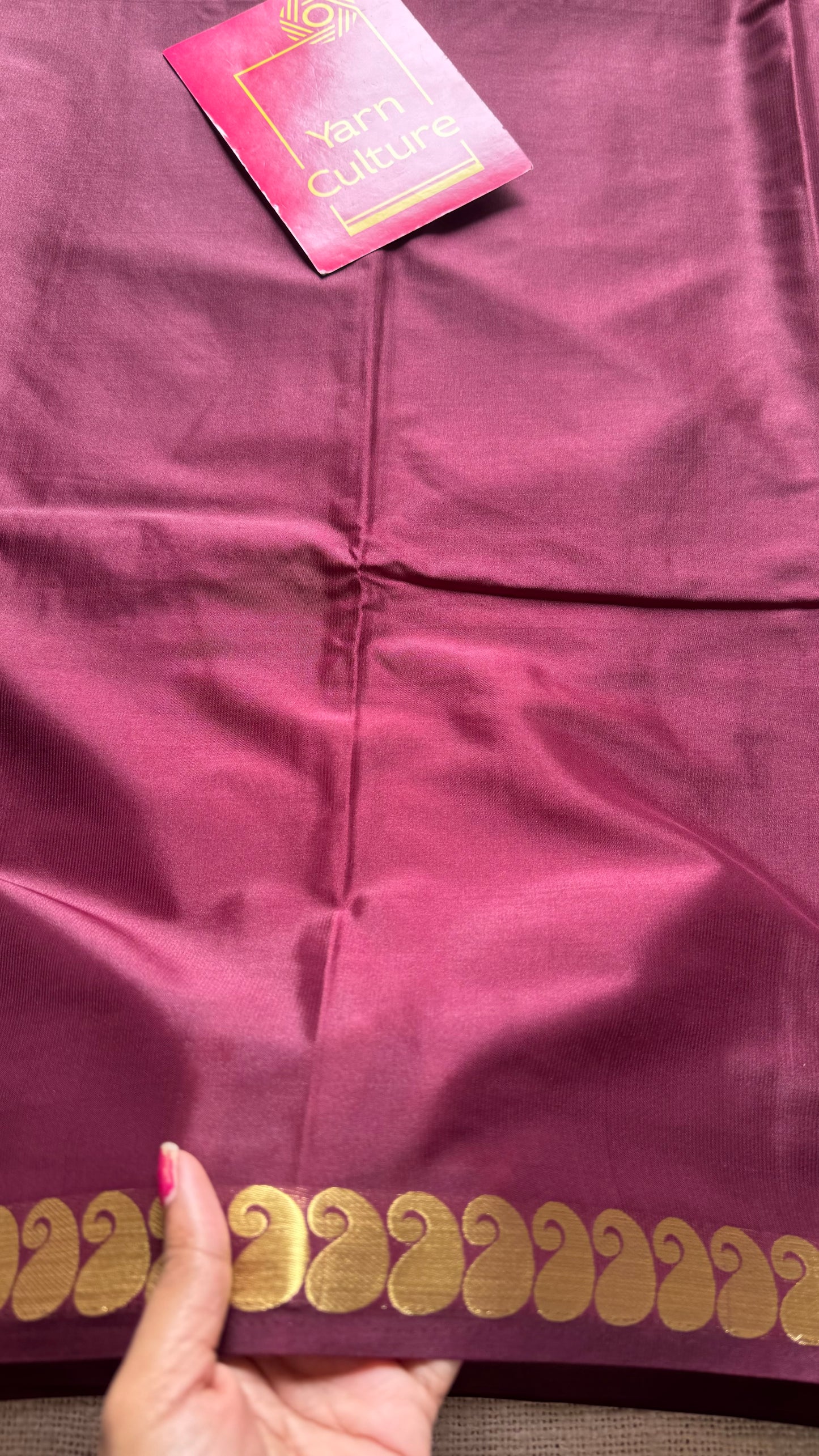 Brown Mysore semi-silk - YCDESE32