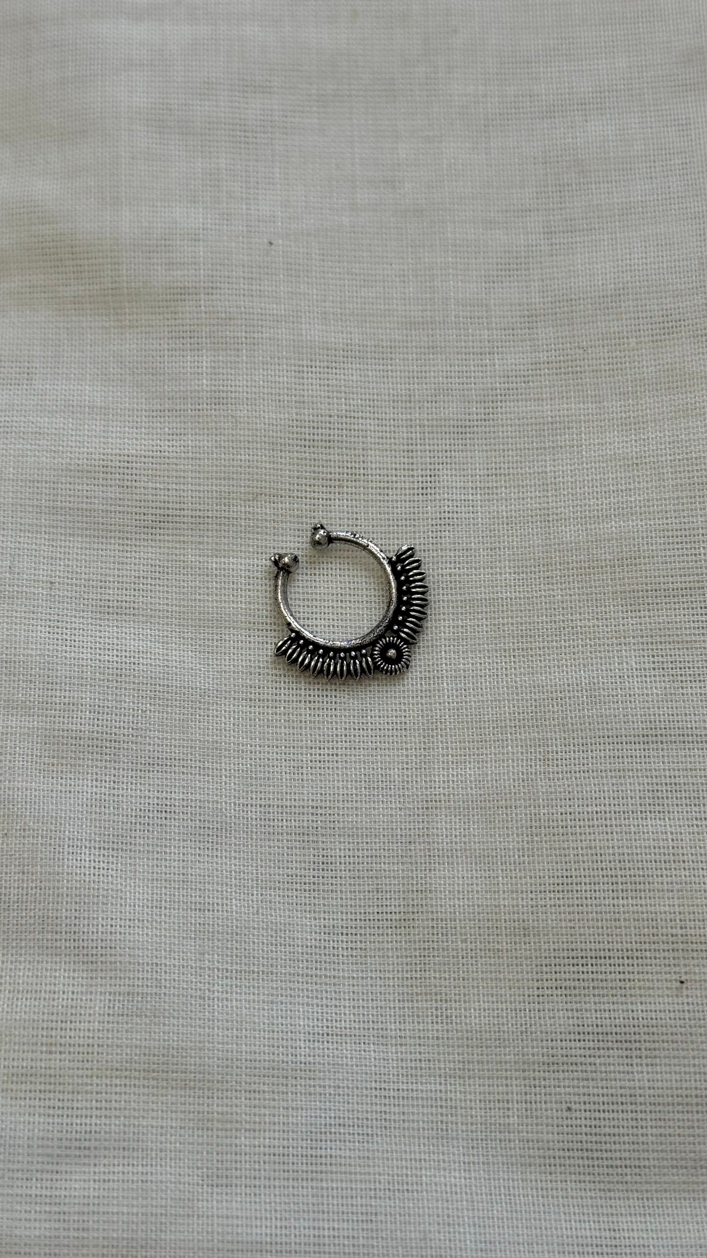 Septum nosering, clip-on (non pierced) - YCOSNPSR310