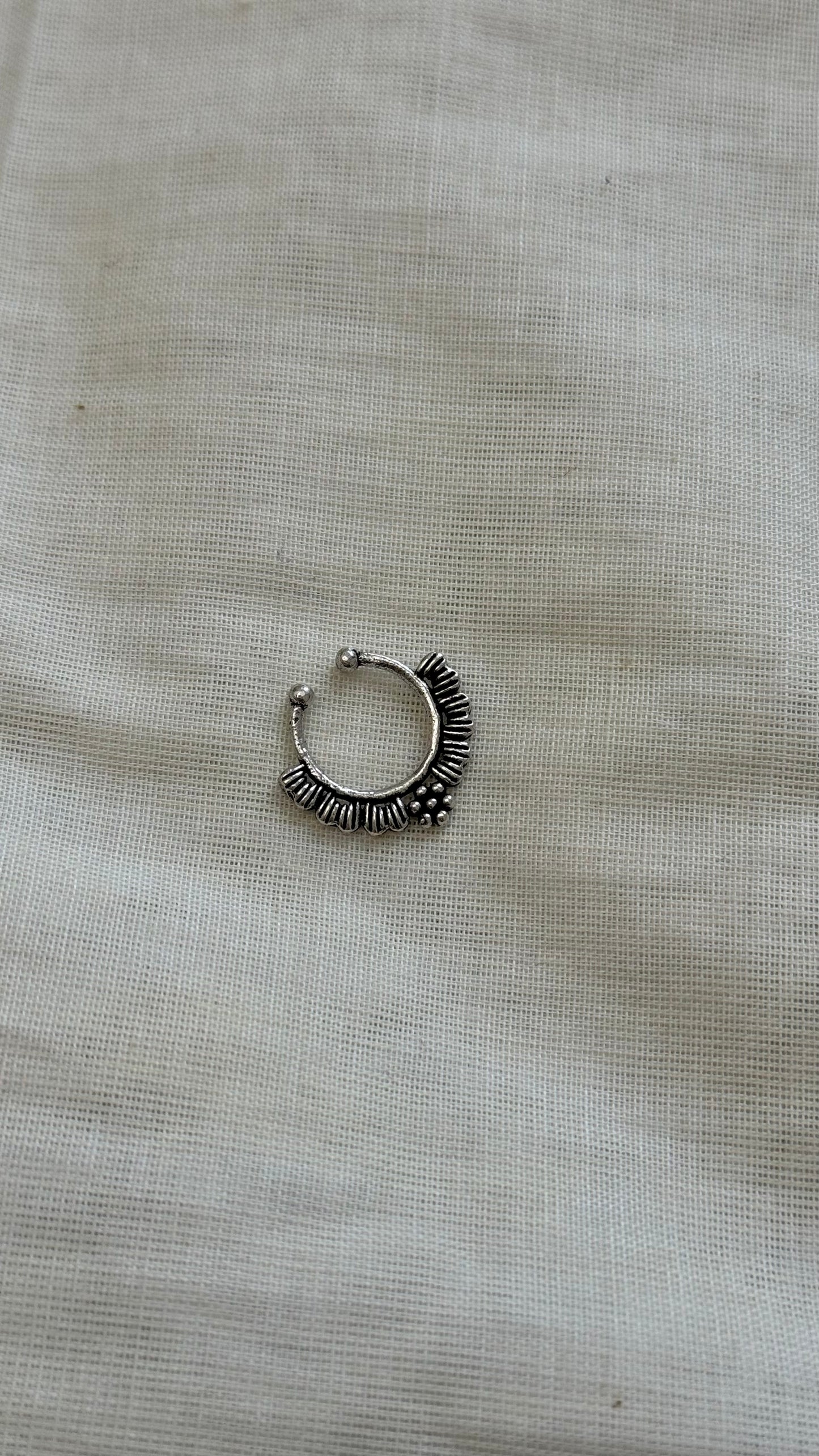 Septum nosering, clip-on (non pierced) - YCOSNPSR330