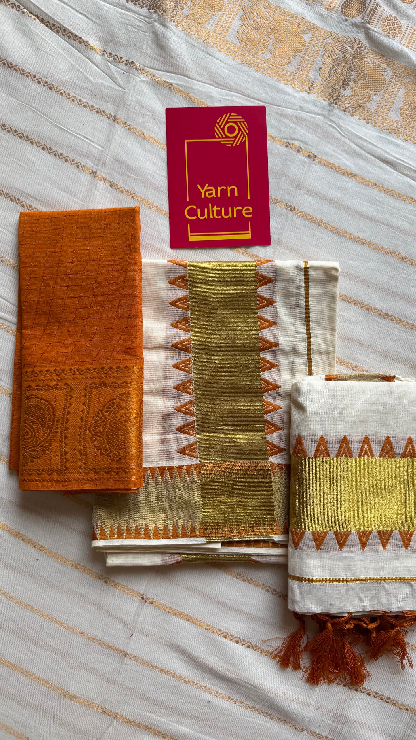Set mund, orange temple border - YCIEON139