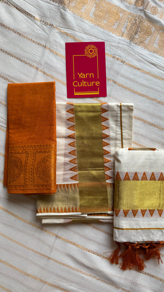 Set mund, orange temple border - YCIEON139